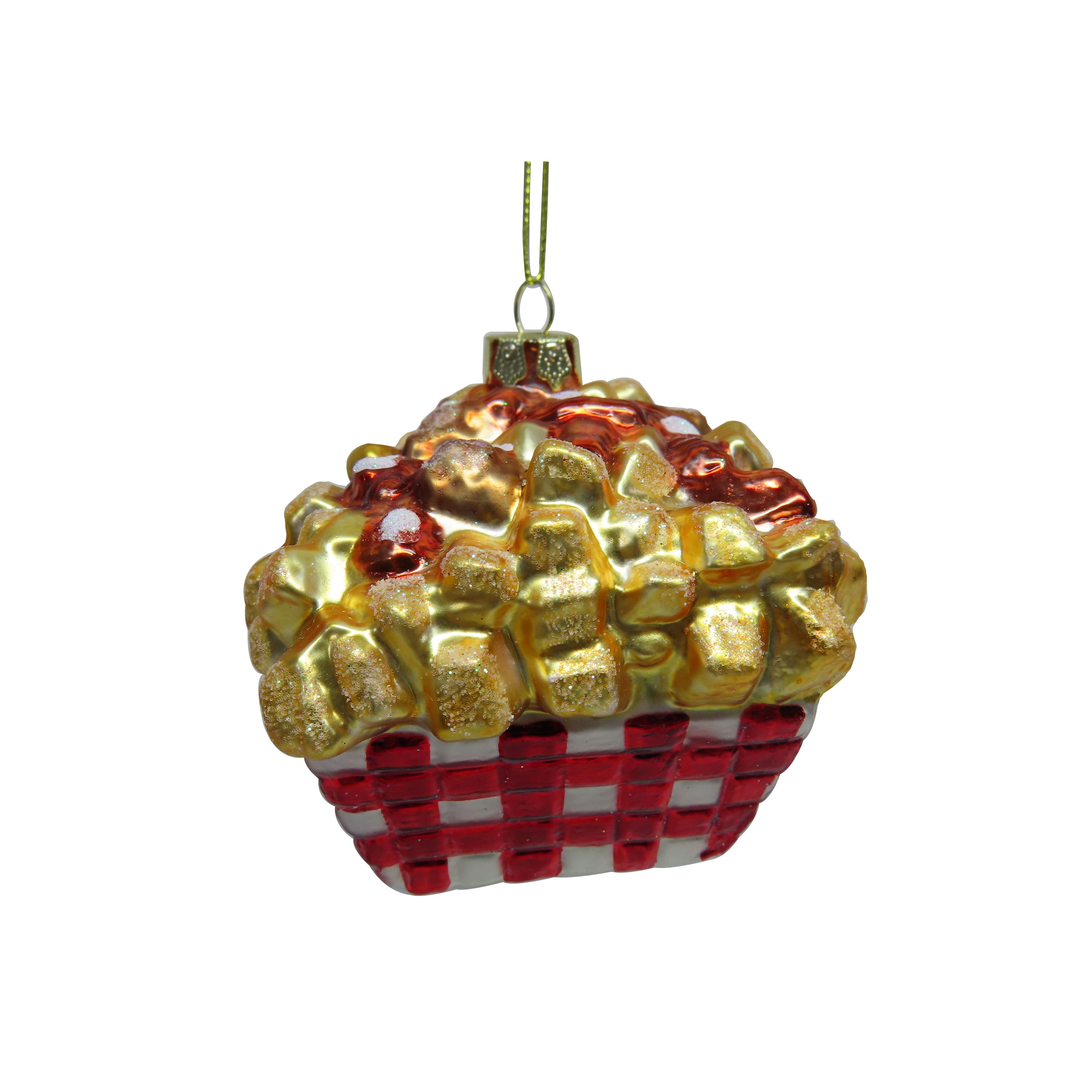 4.5" Poutine Hand Painted Glass Ornament by Ashland®