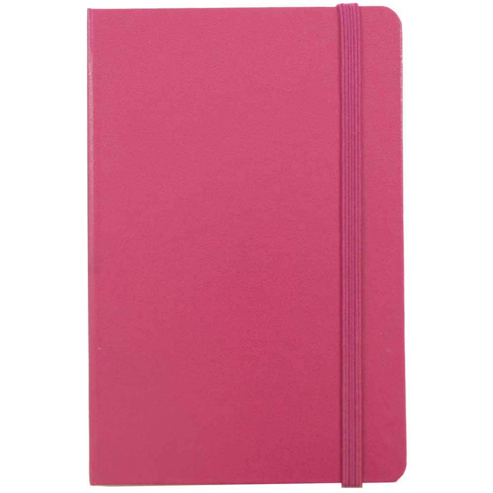 JAM Paper Large Hardcover Notebook with Elastic Band