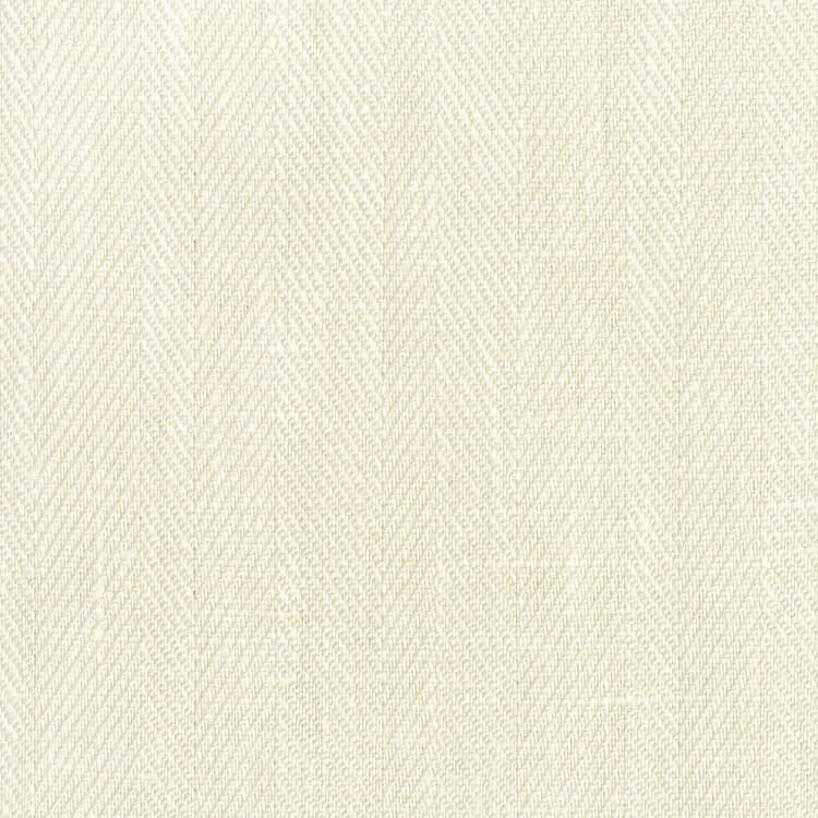 Ecru Belgian Linen Herringbone