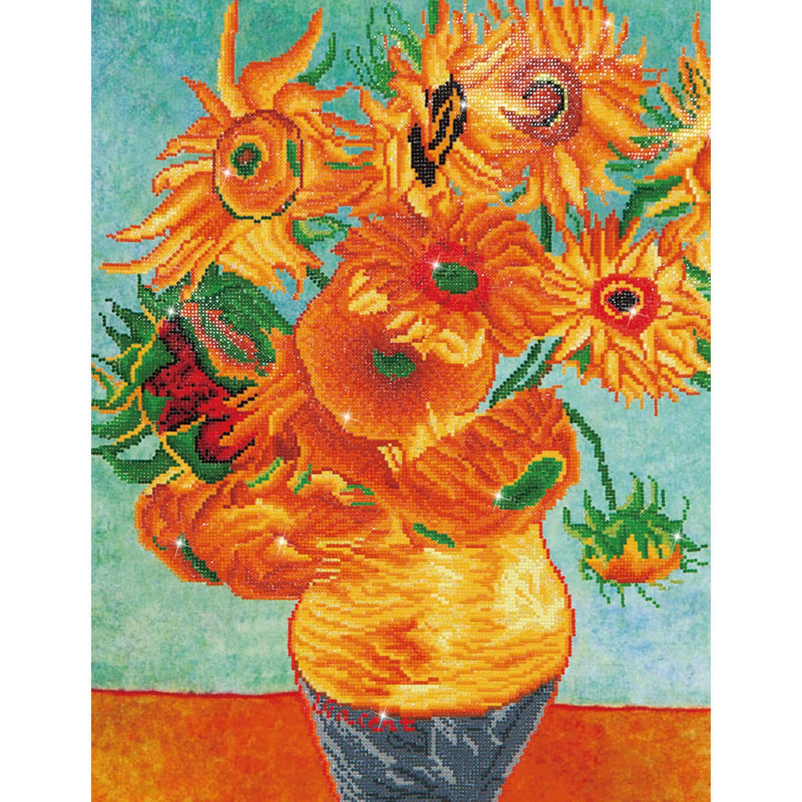 Diamond Dotz® Van Gogh Sunflowers Diamond Painting Kit