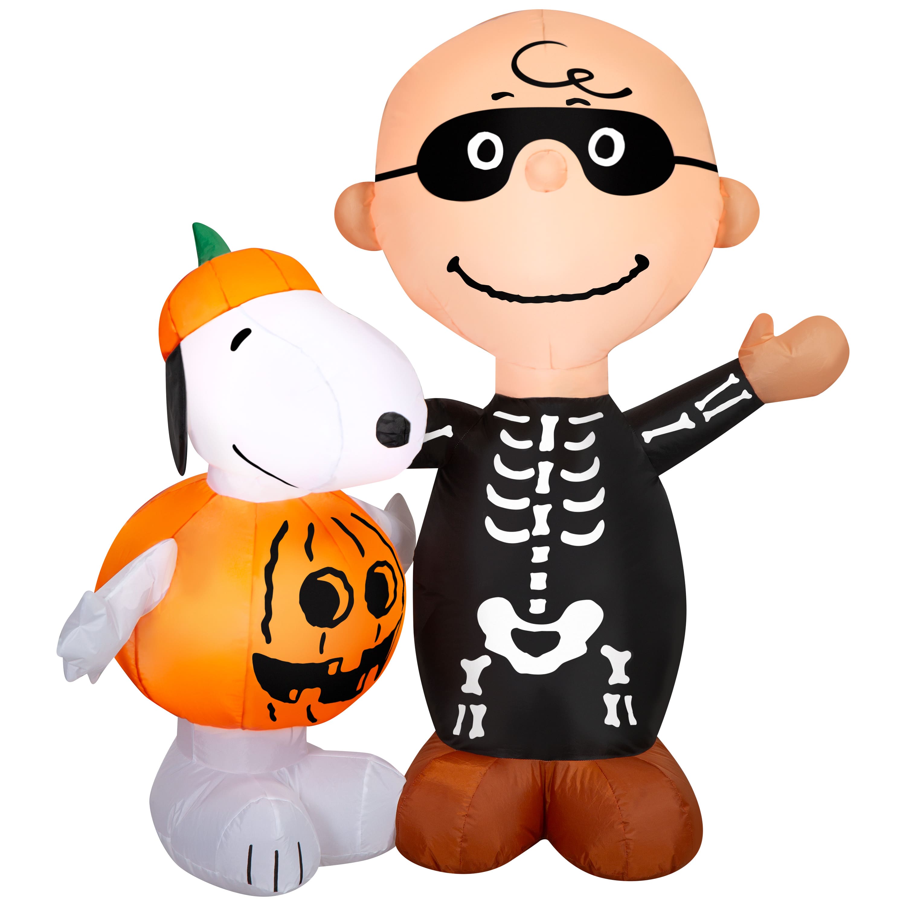 4ft. Airblown® Peanuts® Inflatable Snoopy & Charlie Brown Halloween Scene Lighted Décor