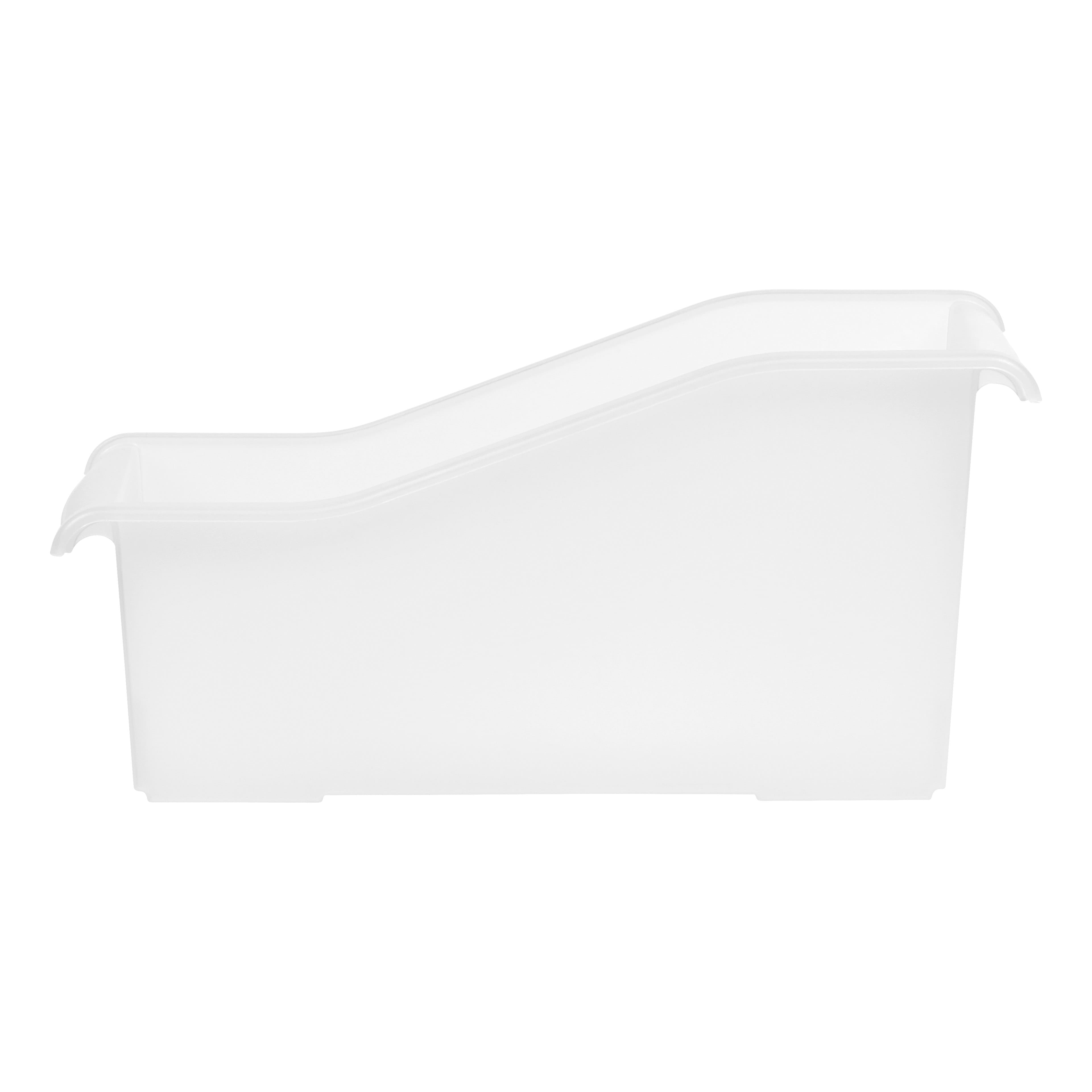 Corbeille à livres transparente et connectée d'IRIS