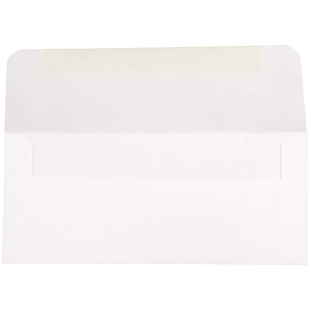 JAM Paper 3" x 6.7" White Booklet Commercial Money Envelopes