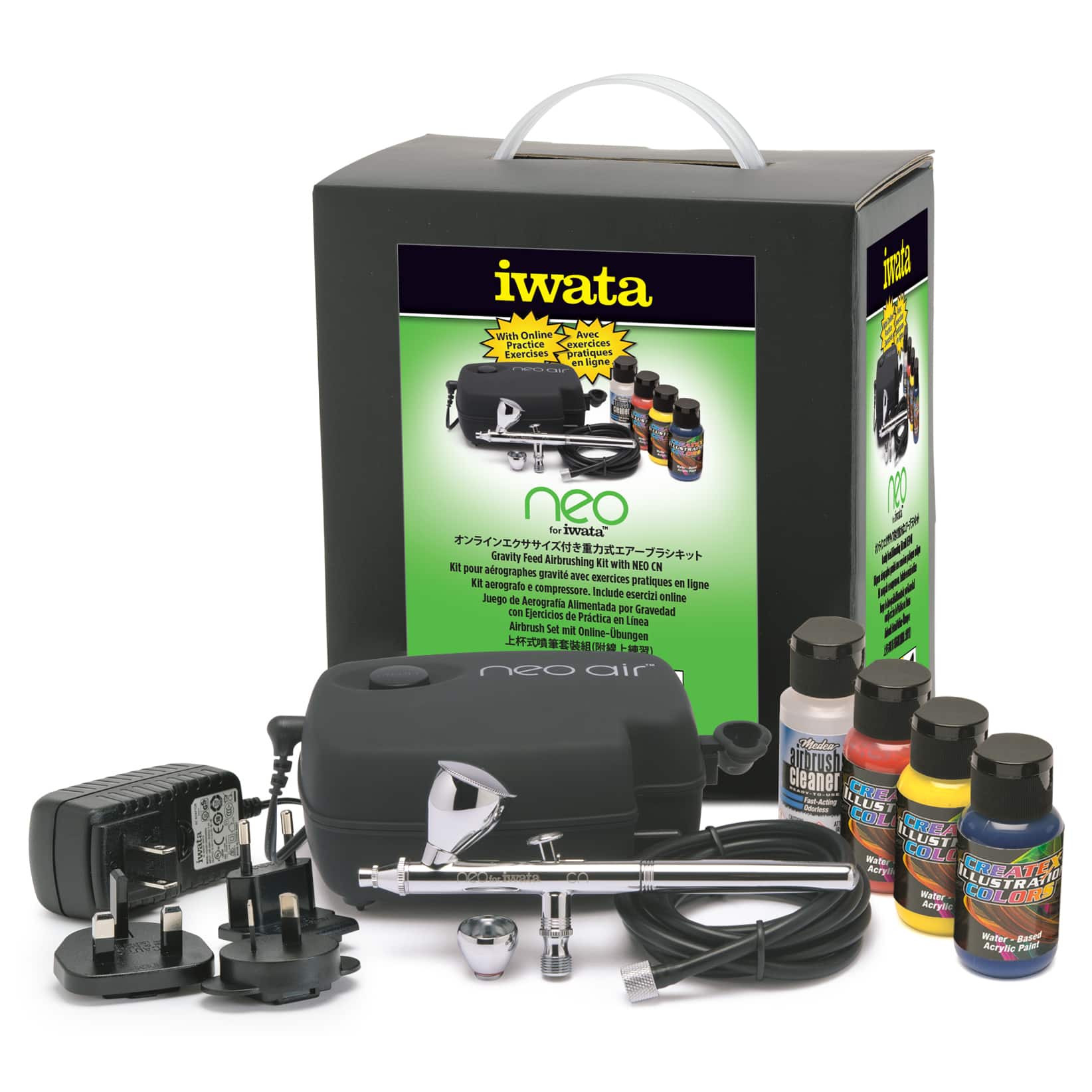 NEO for Iwata Gravity Feed Airbrushing Kit with NEO CN