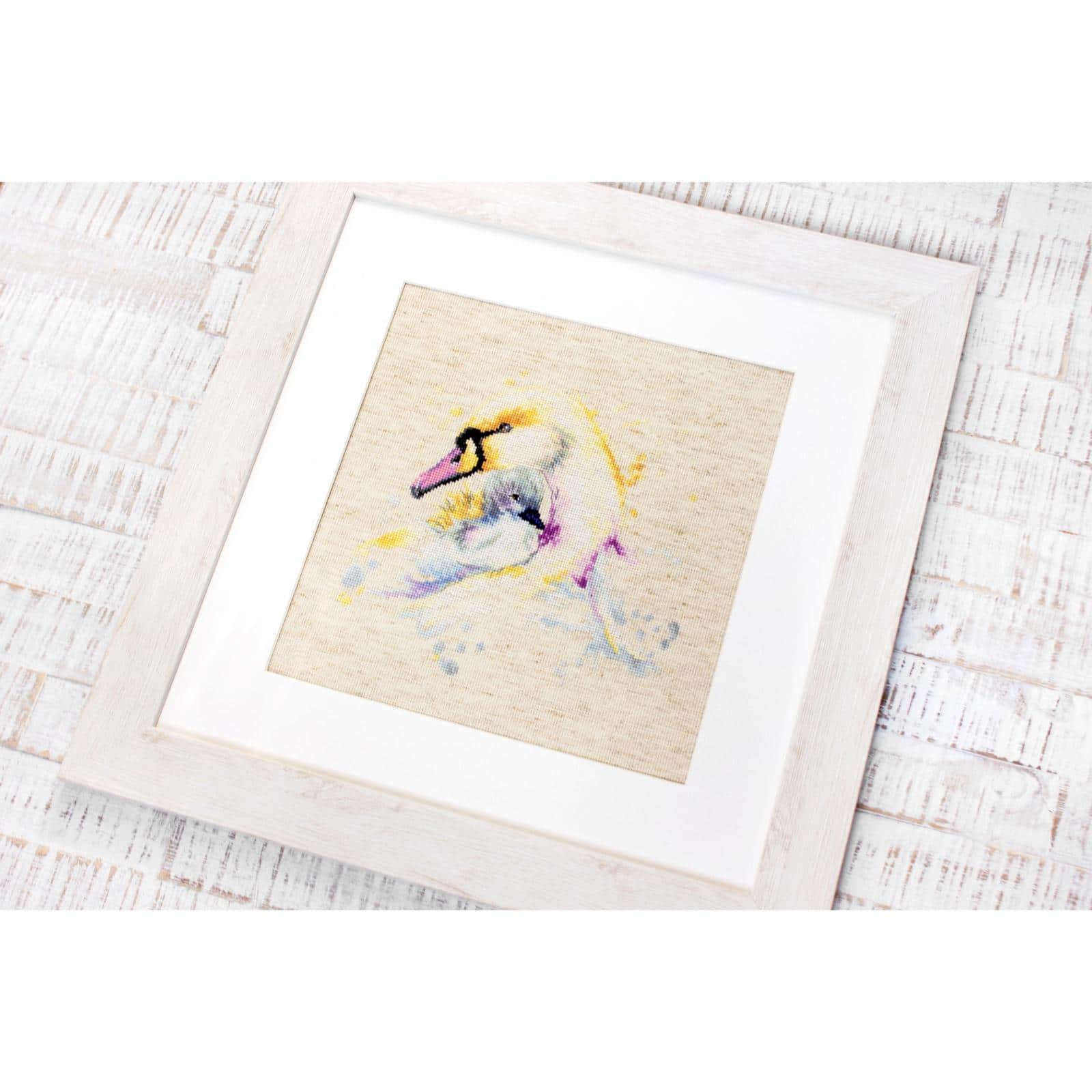 Luca-S The Swans Counted Cross Stitch Kit