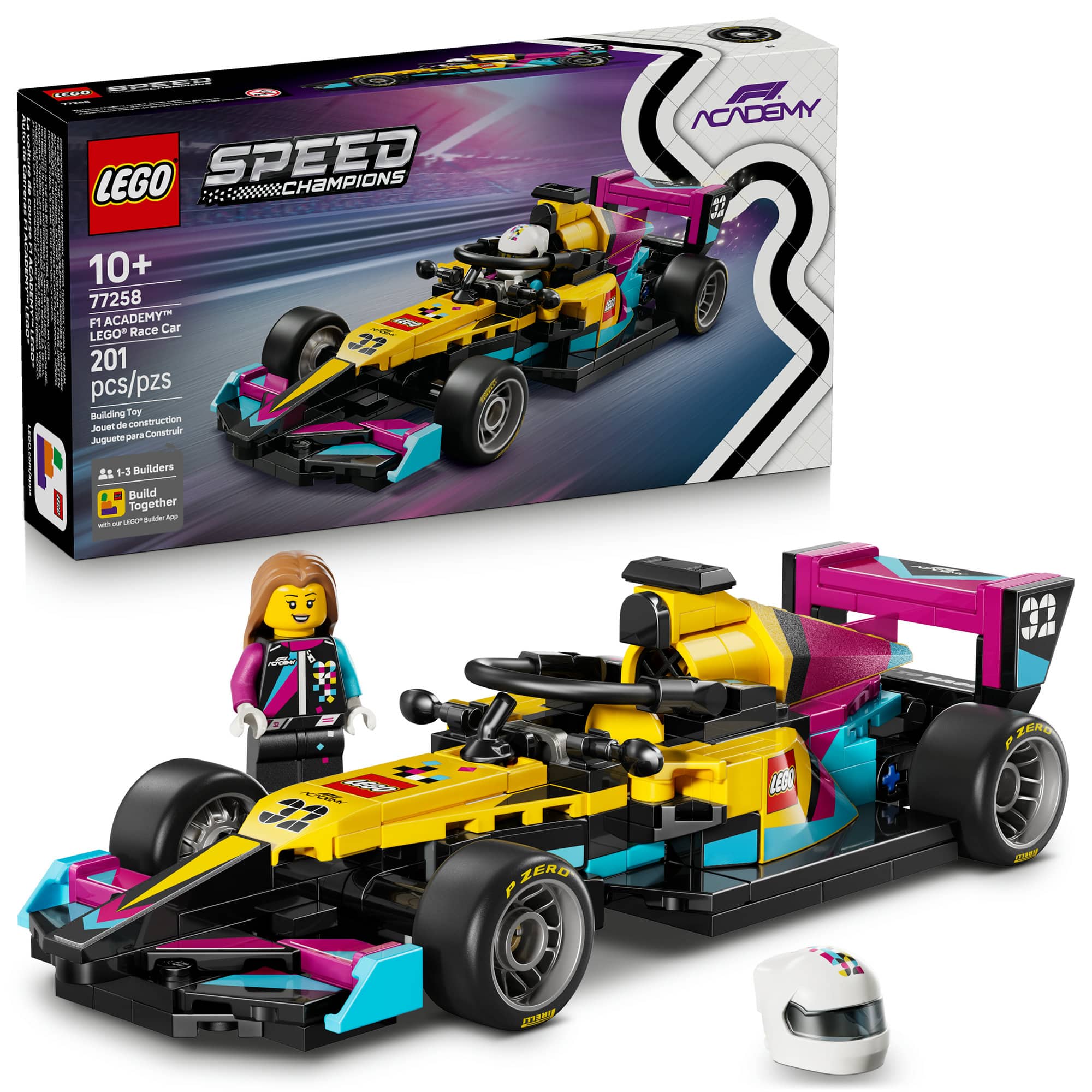 LEGO® F1 ACADEMY™ Speed Champions Race Car Building Kit 77258