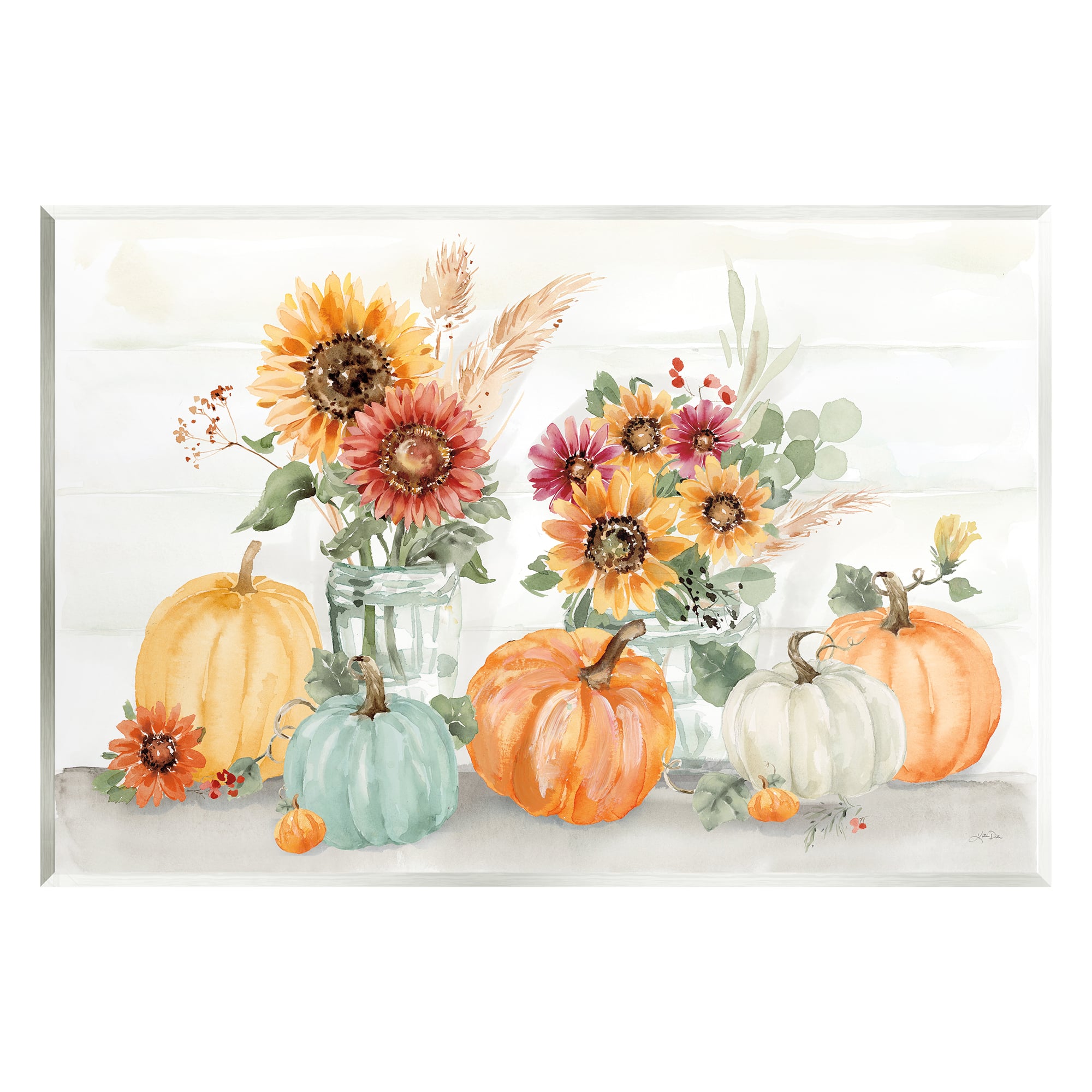 Stupell Industries Autumn Ramble Country Bouquets Wall Plaque Art