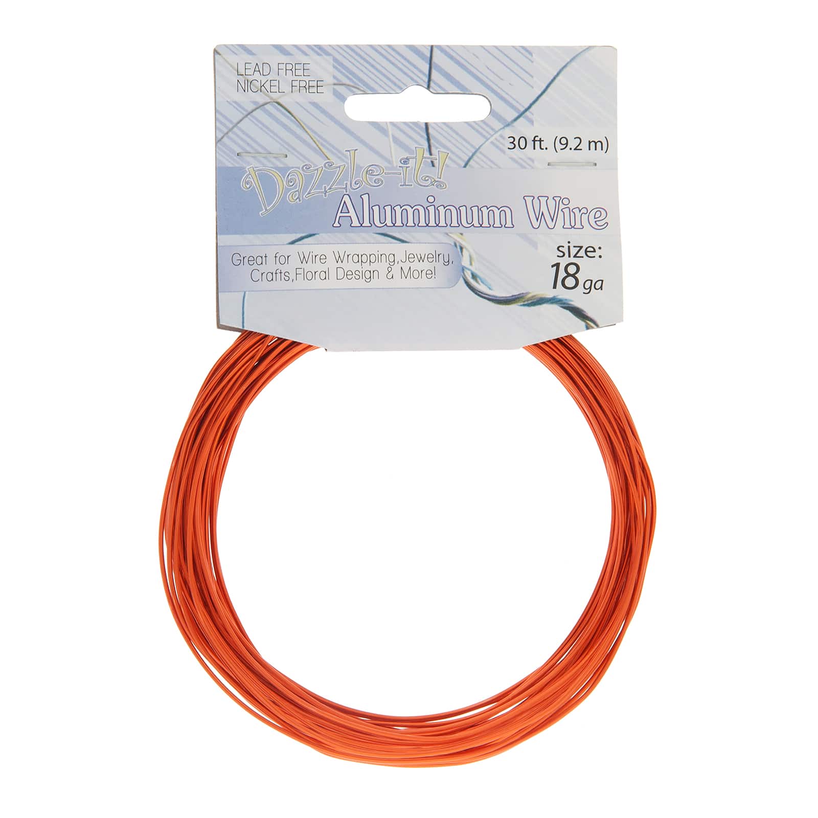 John Bead 18 Gauge Aluminum Jewelry Wire, 30ft.