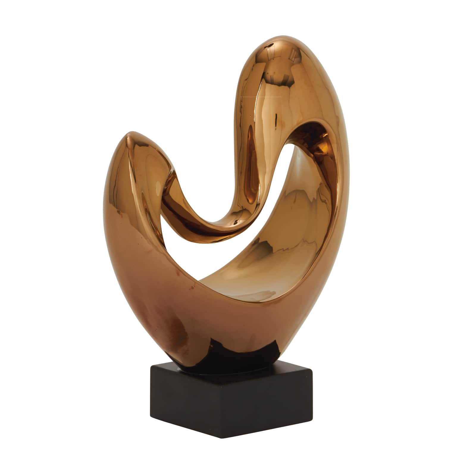 14" Porcelain Modern Abstract Sculpture