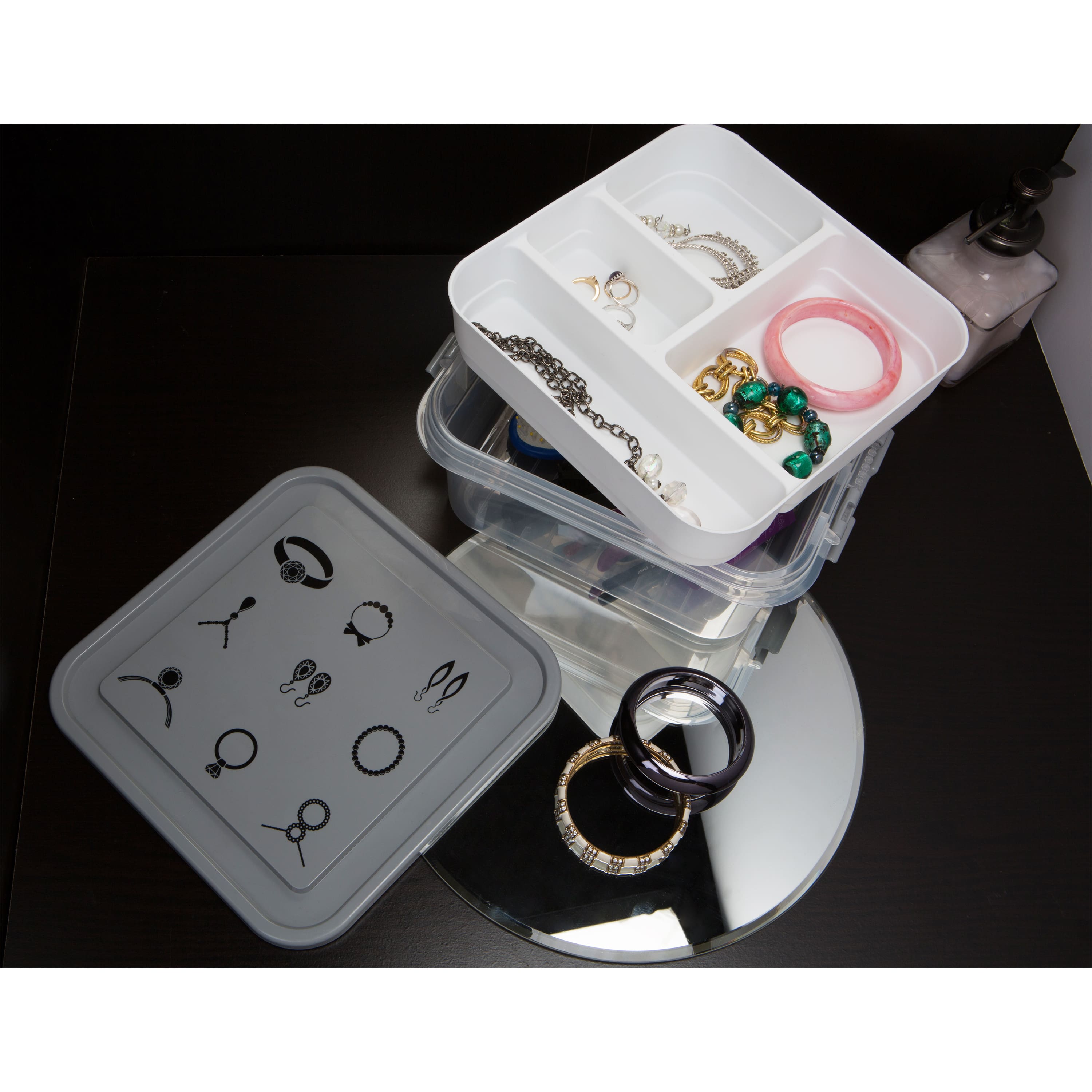 Simplify 10.25" Stackable Storage Organizer