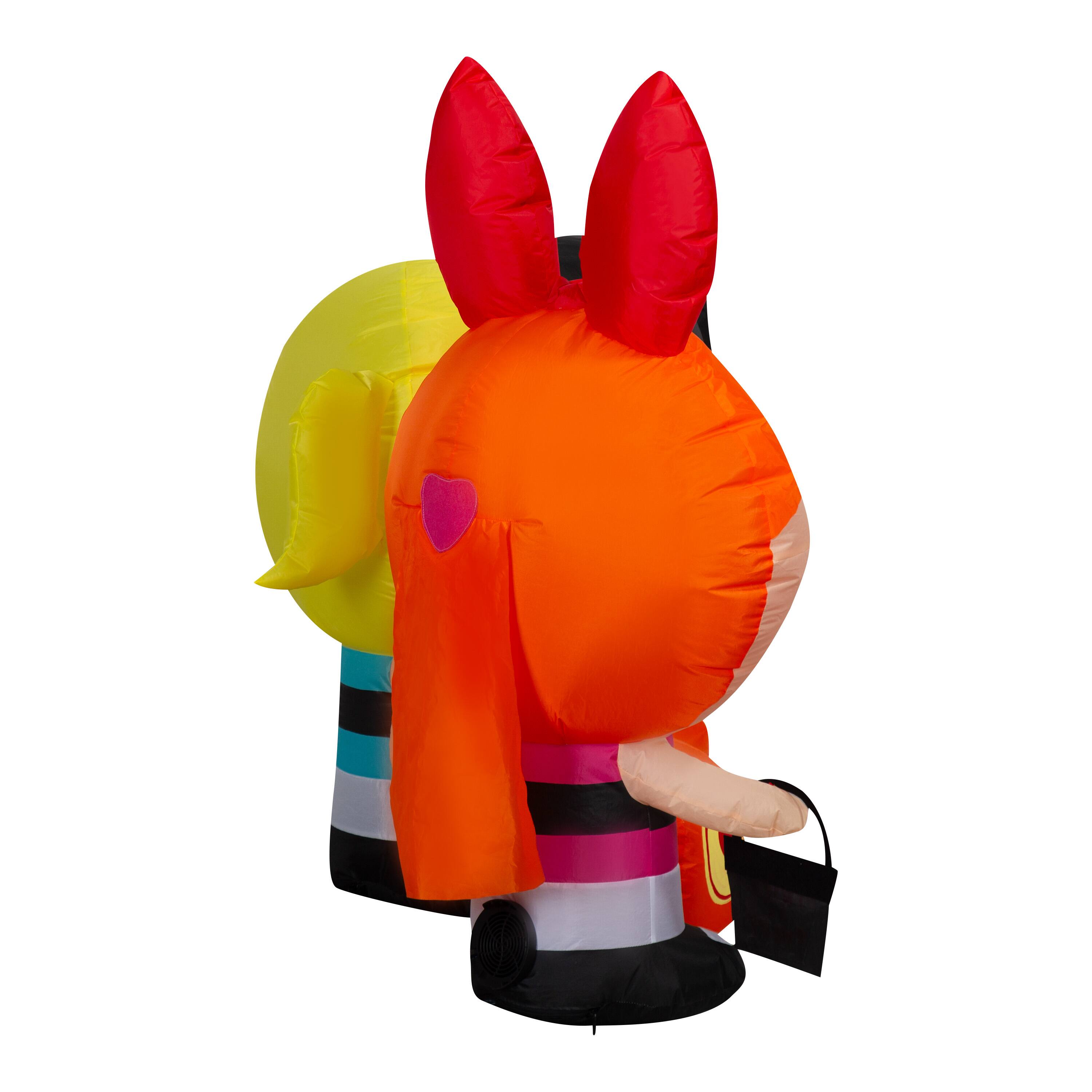 5.5ft. Airblown® Inflatable Powerpuff Girls Halloween Scene with Blossom, Bubbles & Buttercup Lighted Décor