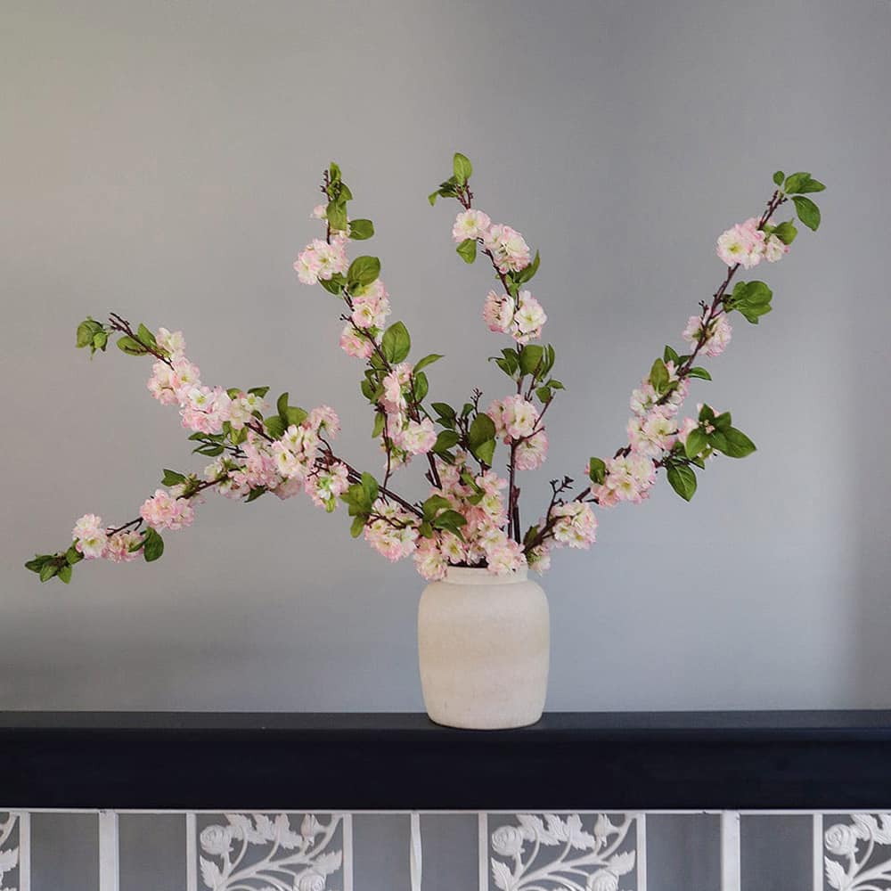 Prestige Botanicals 40" Artificial Cherry Blossom Stem