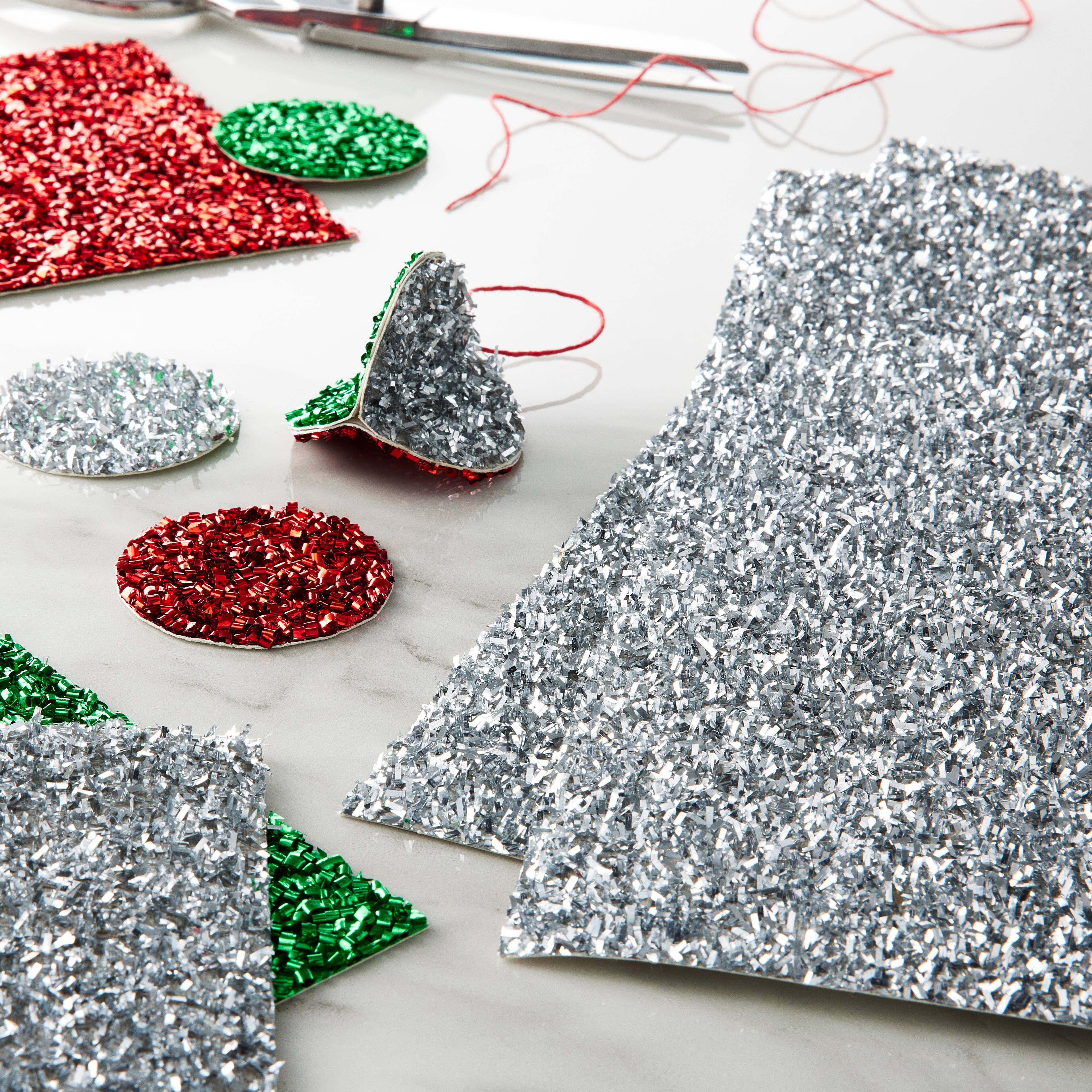 21 Pack: Silver Tinsel Paper by Recollections™, 12" x 12"