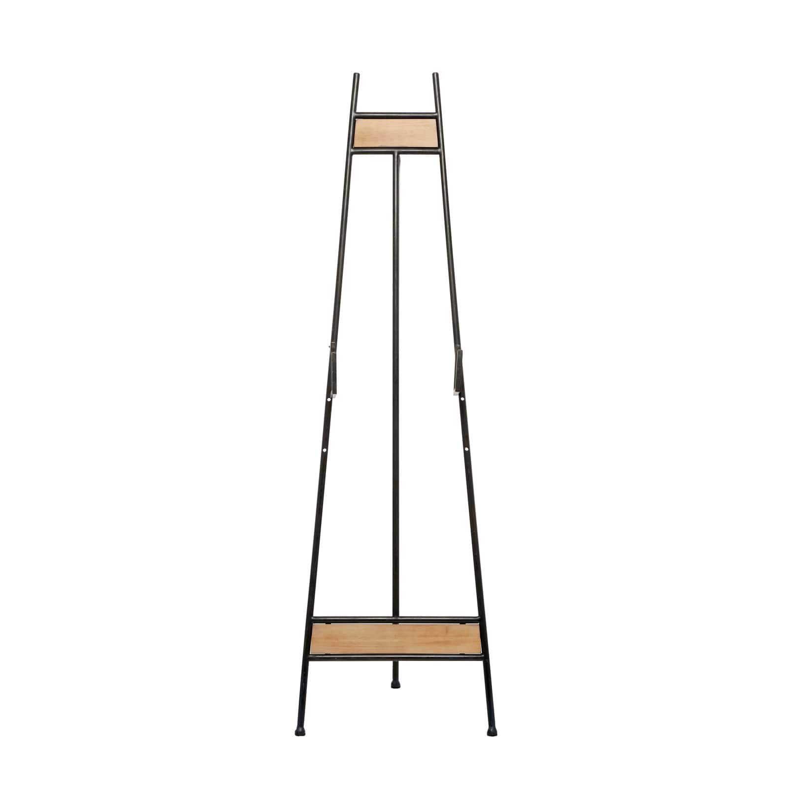 52" Black Iron Industrial Easel
