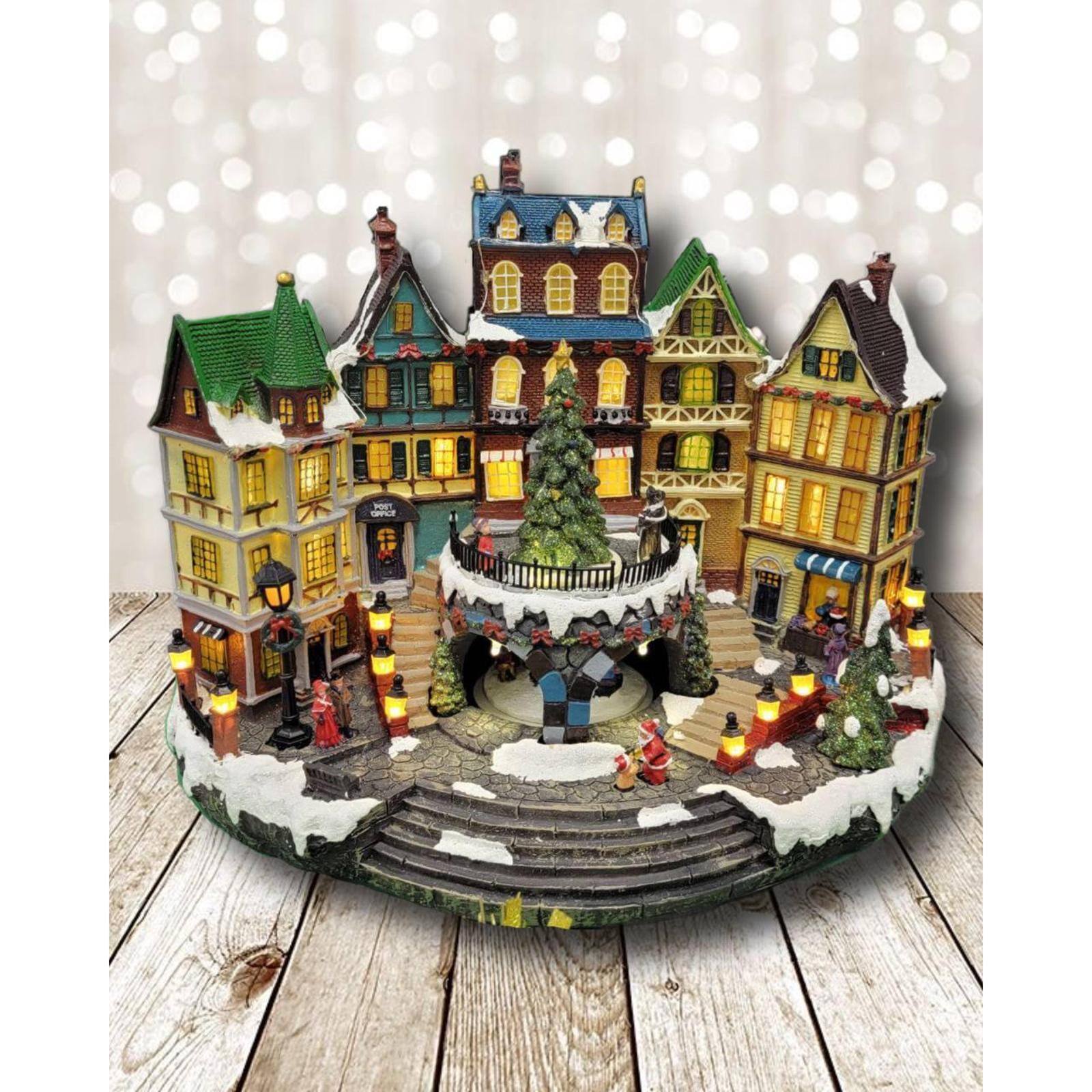 Wizardi 20" Christmas Village House with LED Lights
