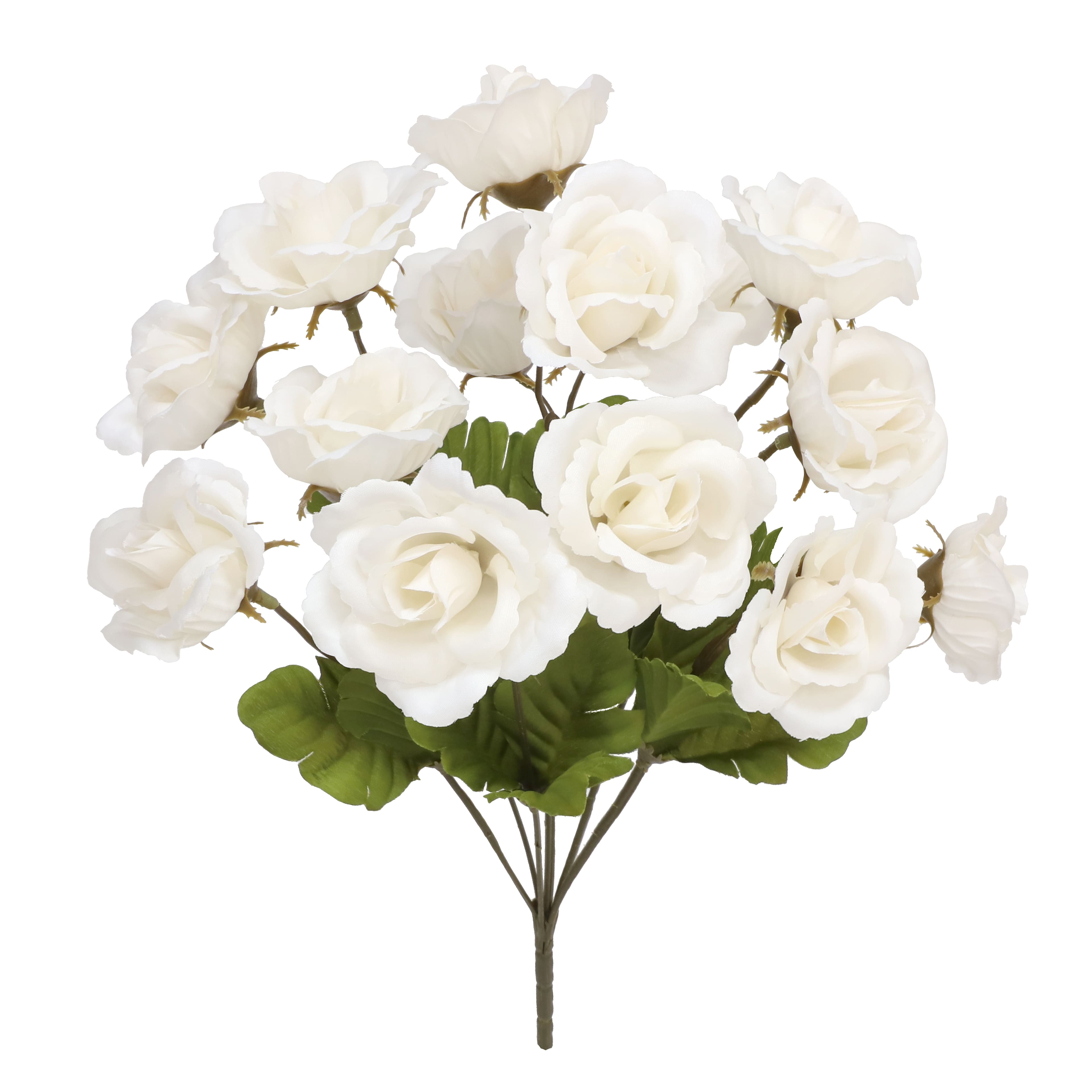 13" Cream Rose Bush by Ashland®