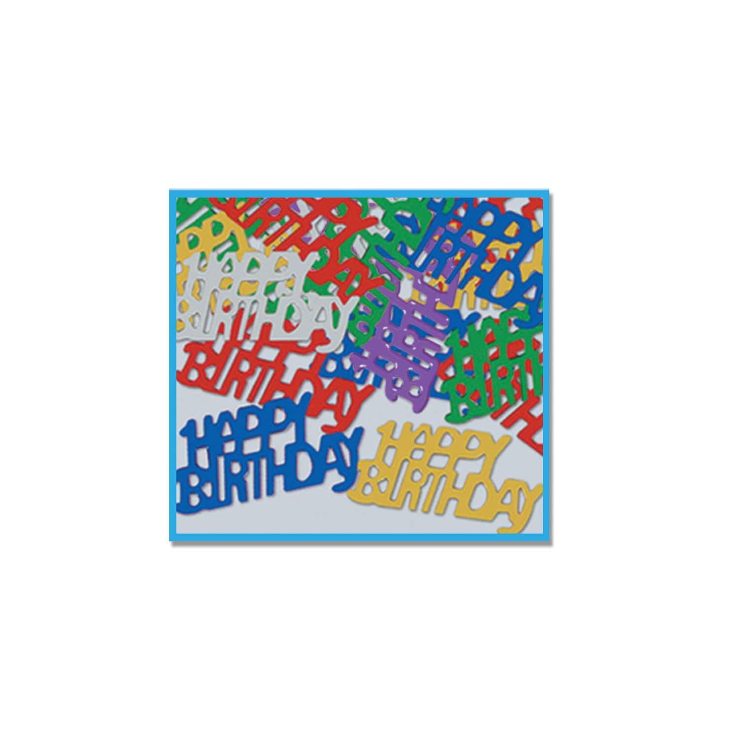 Beistle 1.5oz. Happy Birthday Fanci-Fetti