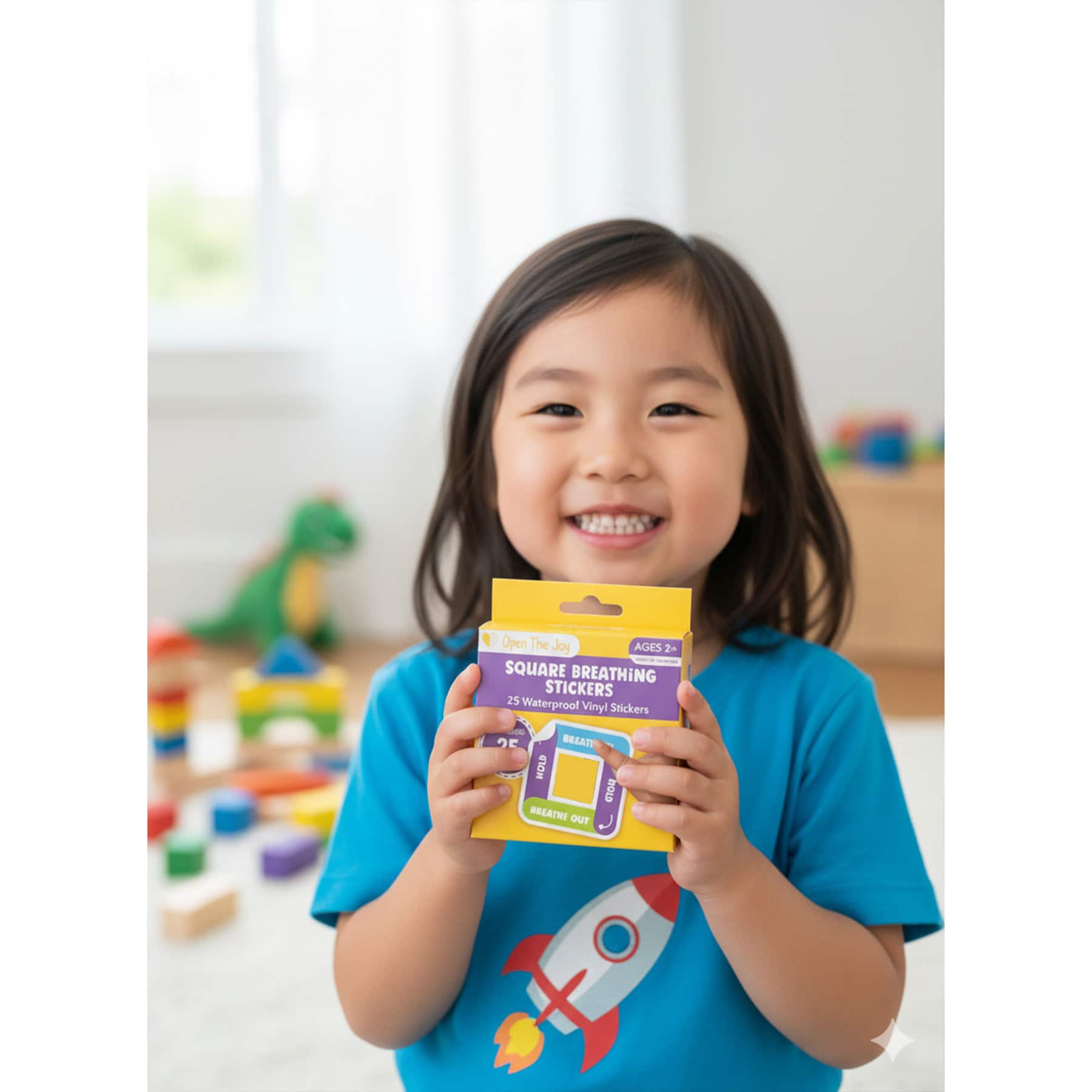 Square Breathing Sticker Packs, 2ct.