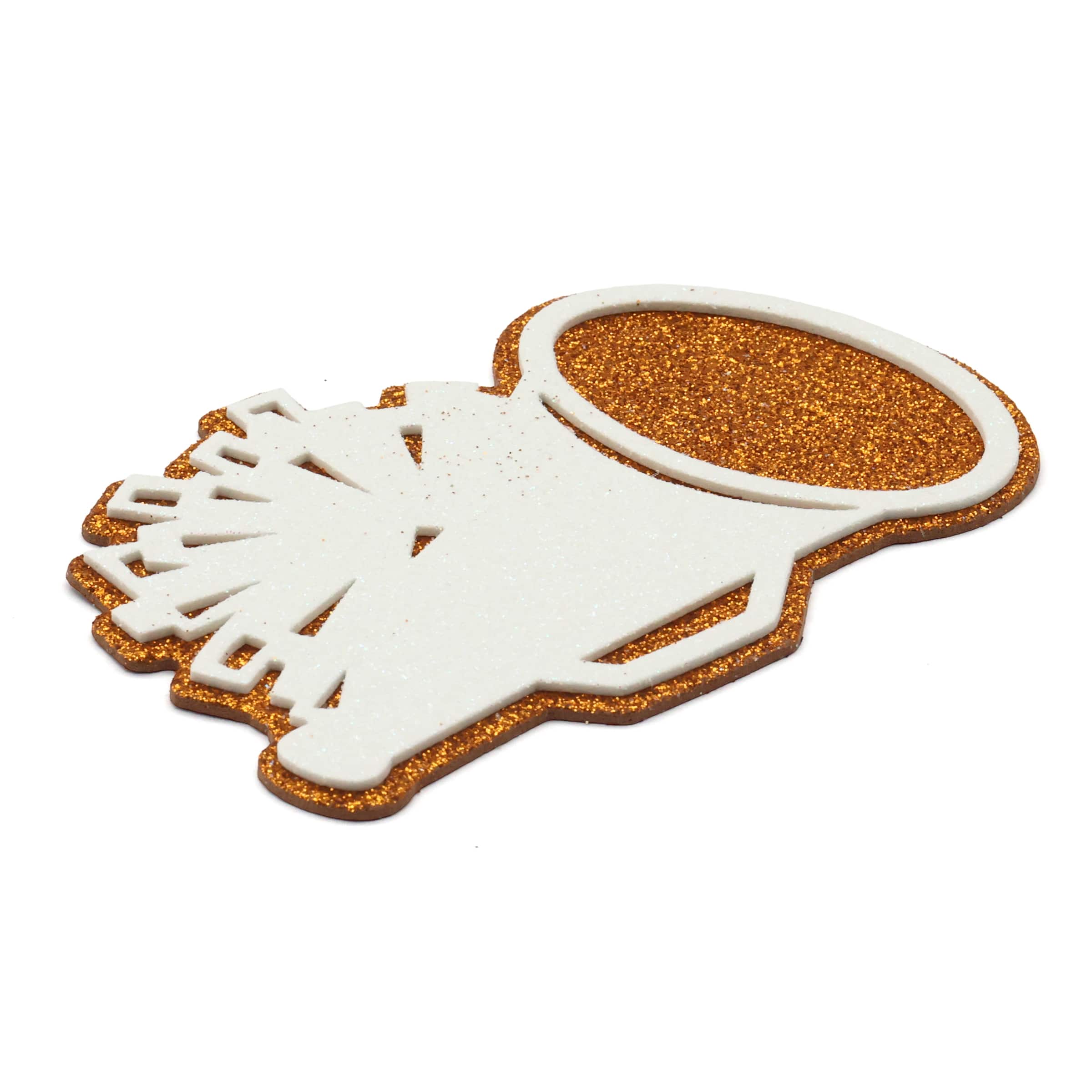 Glitter Megaphone Foam Sticker by Celebrate It