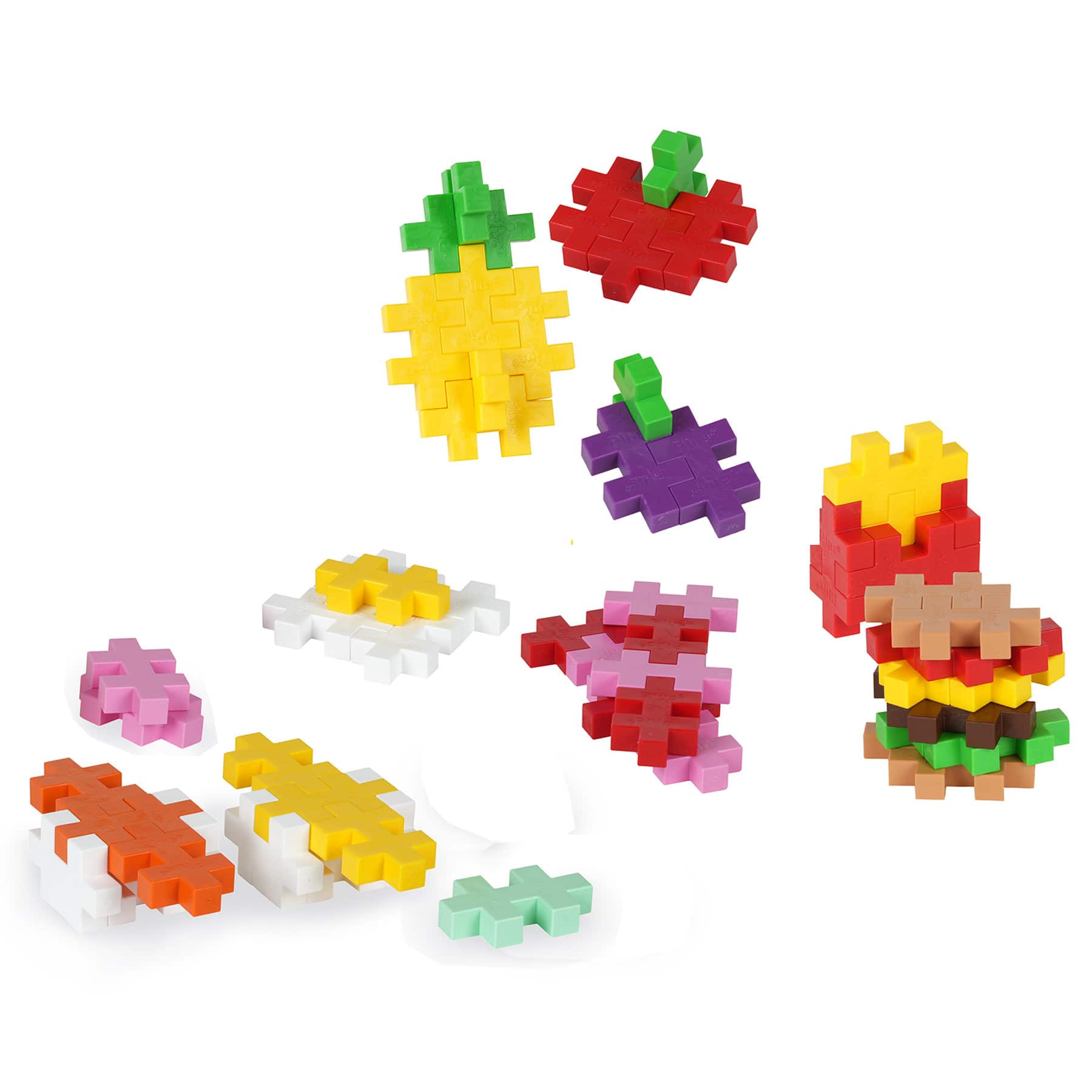 Plus-Plus® Building Blocks BIG Food Activity Set