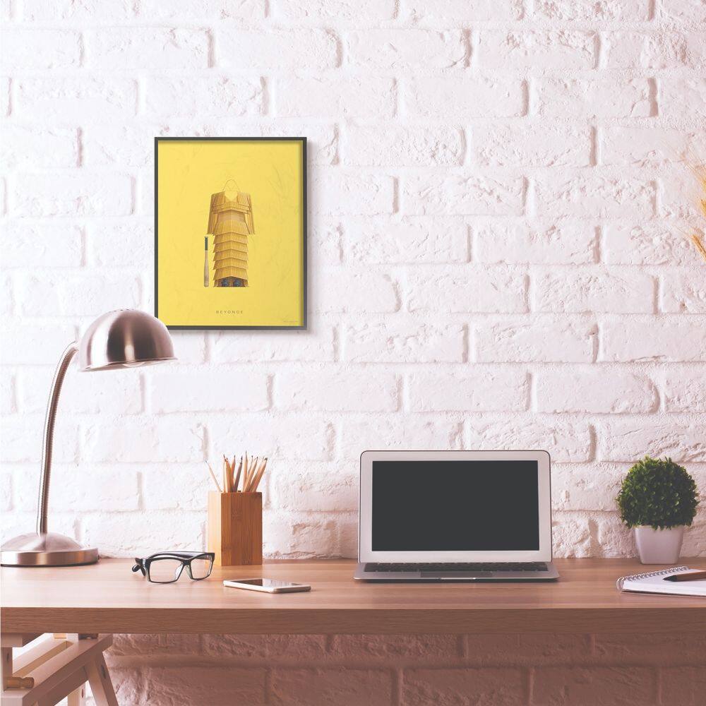 Stupell Industries Beyoncé Wall Art in Black Frame