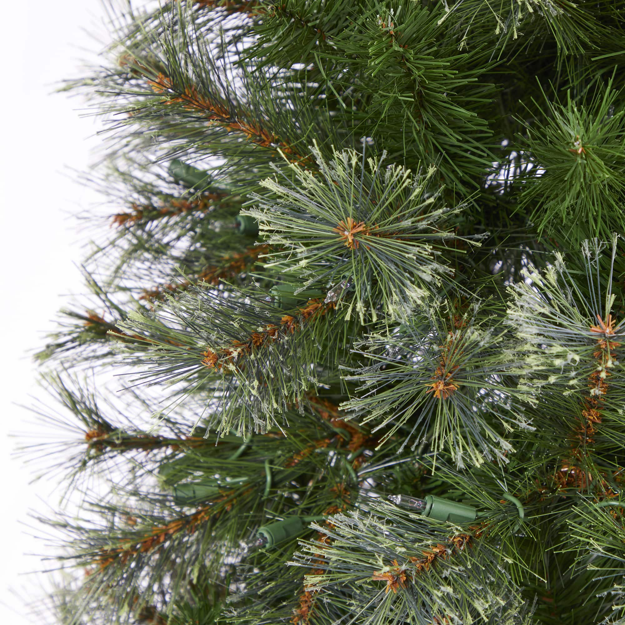 6.5ft. Pre-Lit Cashmere Artificial Christmas Tree, Warm White Lights
