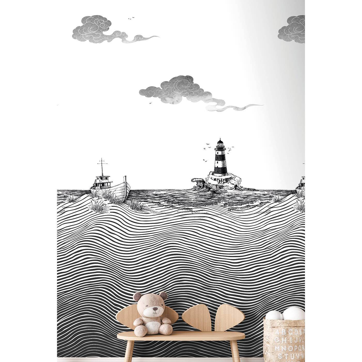 Designs Direct Tides and Beacon Wall Mural