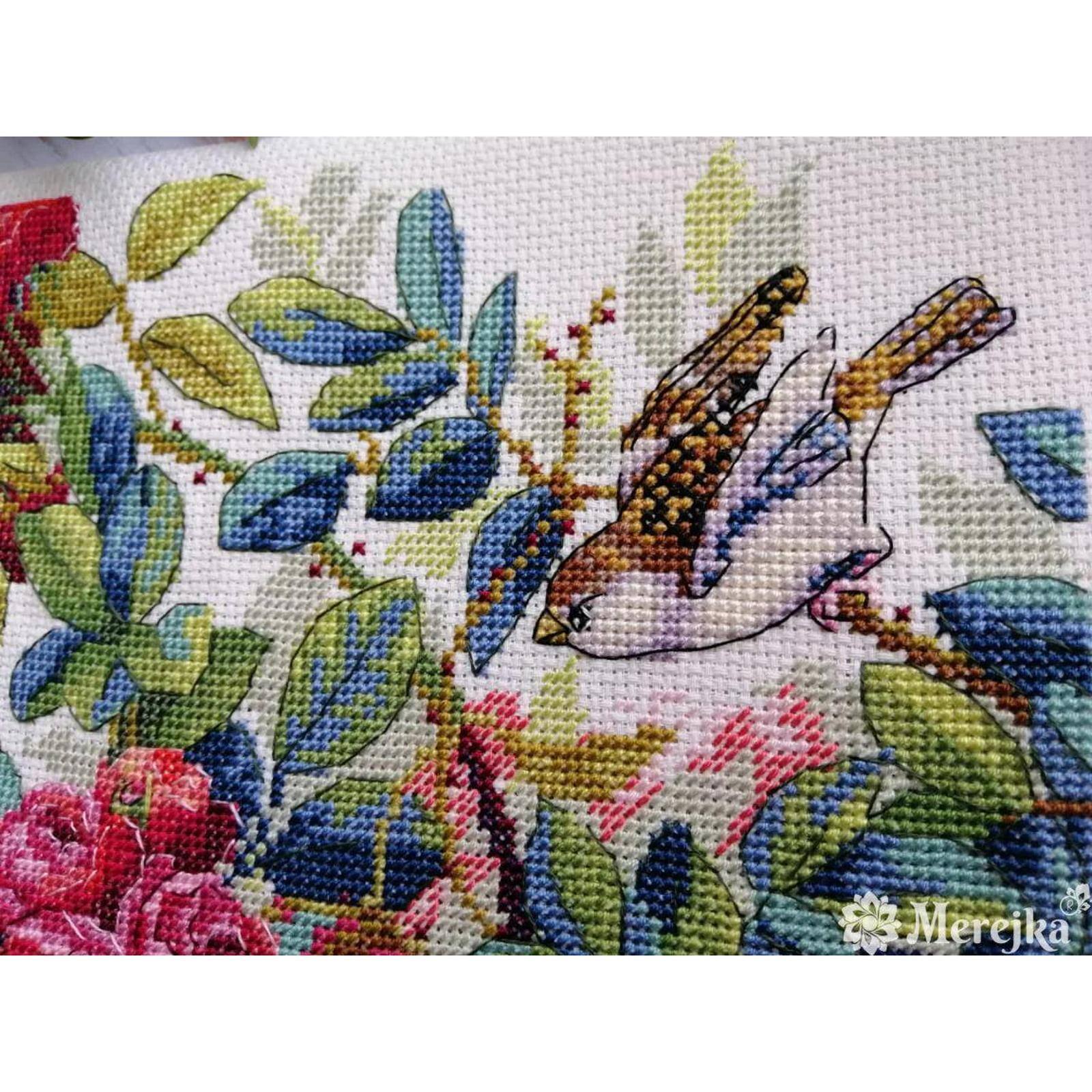 Merejka Rose Bush Counted Cross Stitch Kit