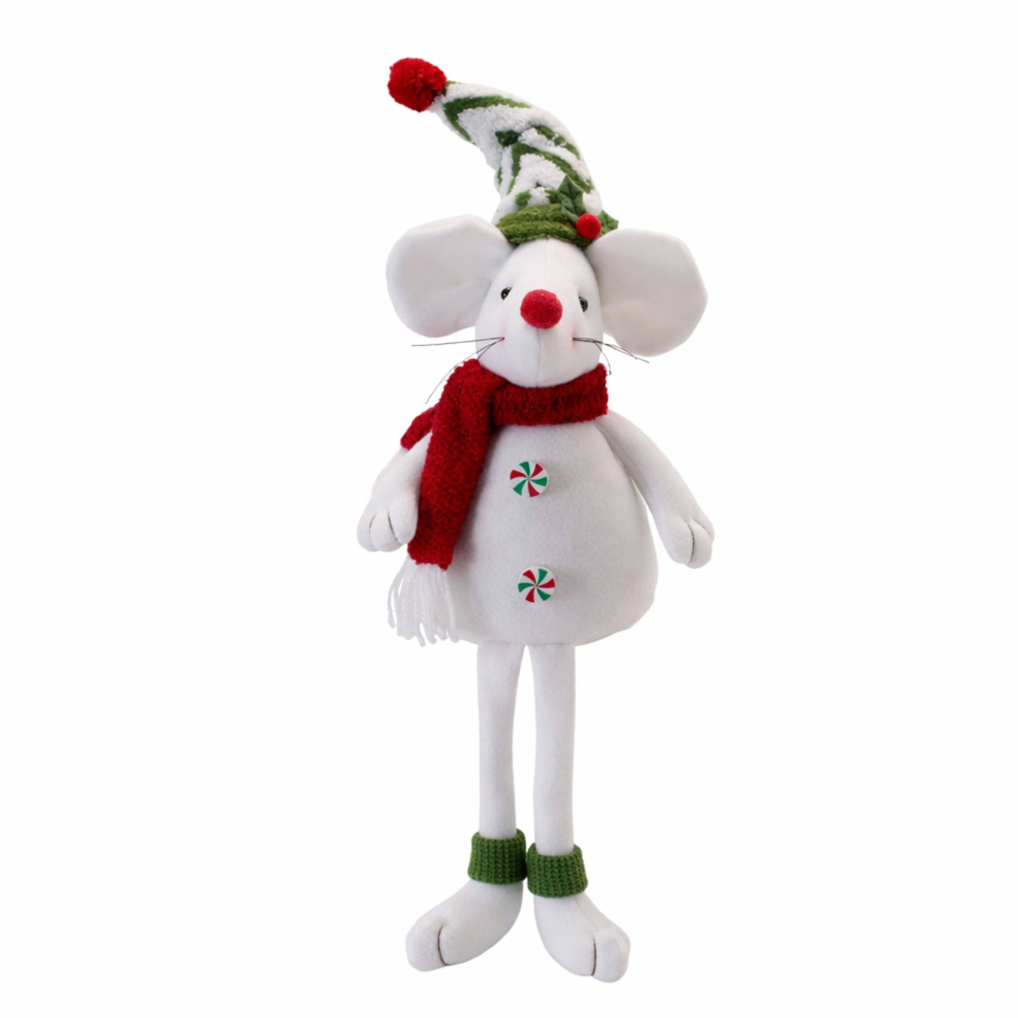 Melrose 19.5" Holiday Plush Mouse Figurines Set