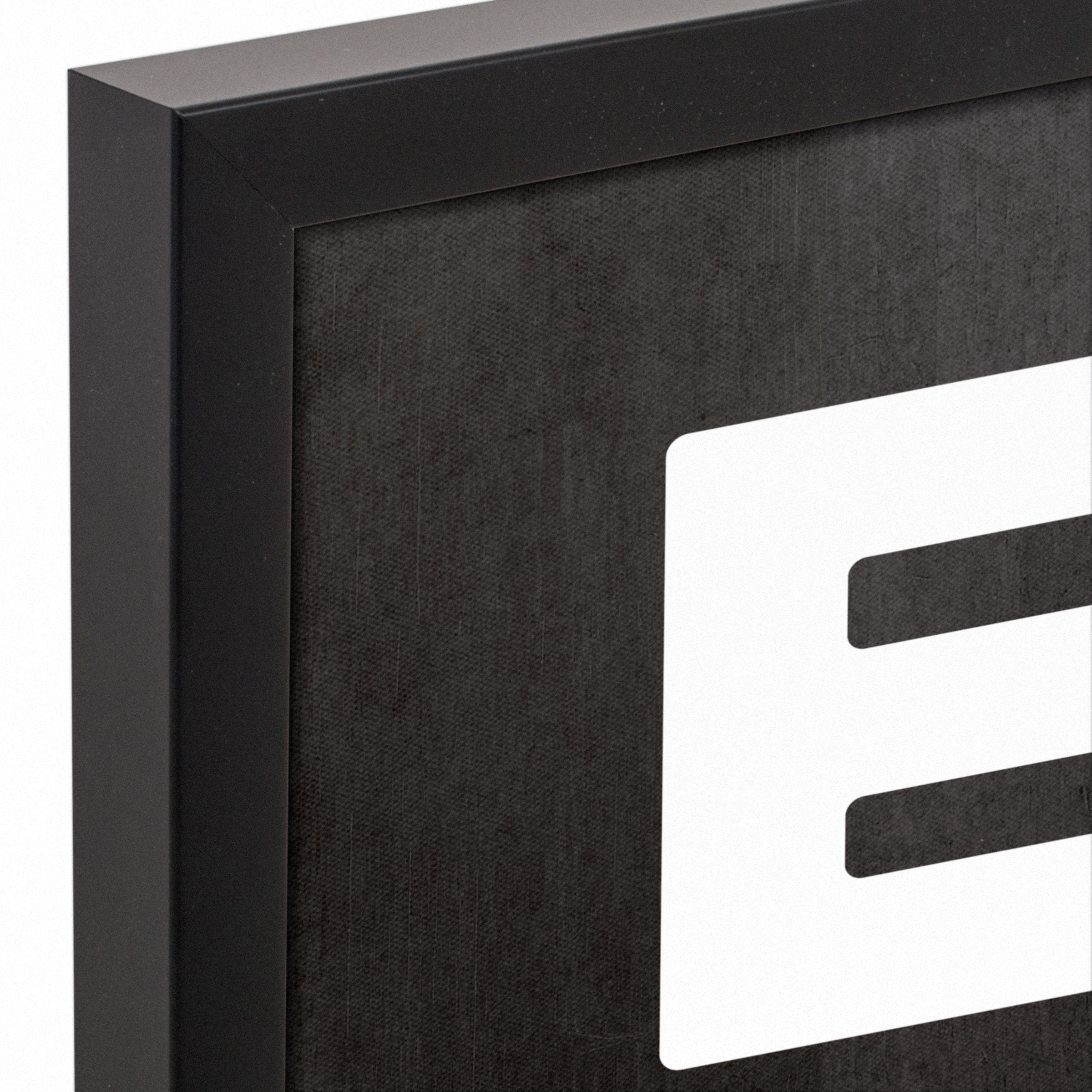 Easter Typography 16" x 20" Black Floating Framed Canvas