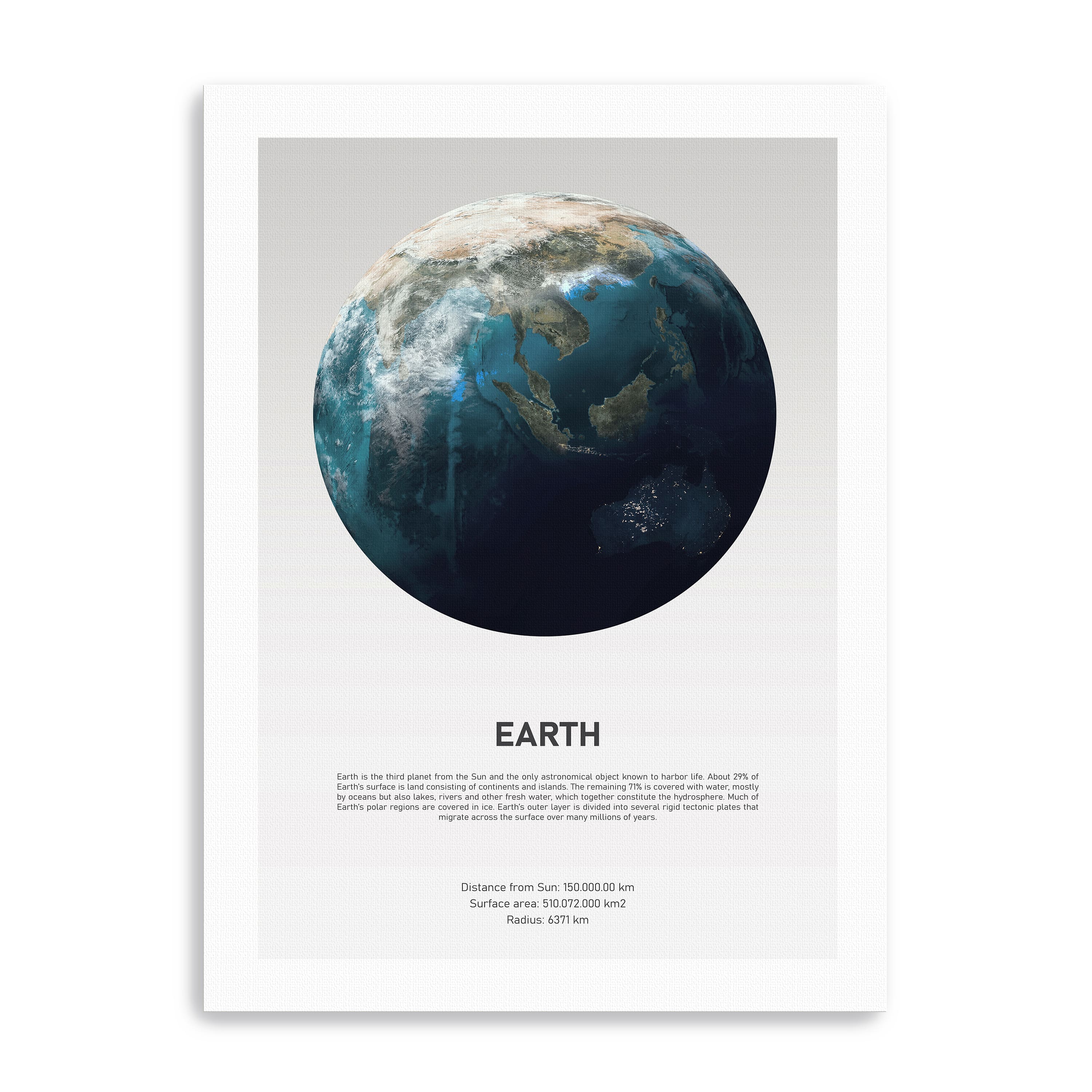 Earth Light Canvas Giclee