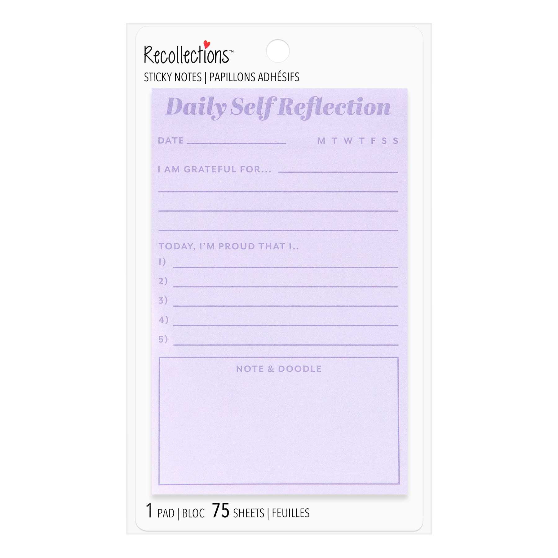 Self Reflection Planner Sticky Notes by Recollections™