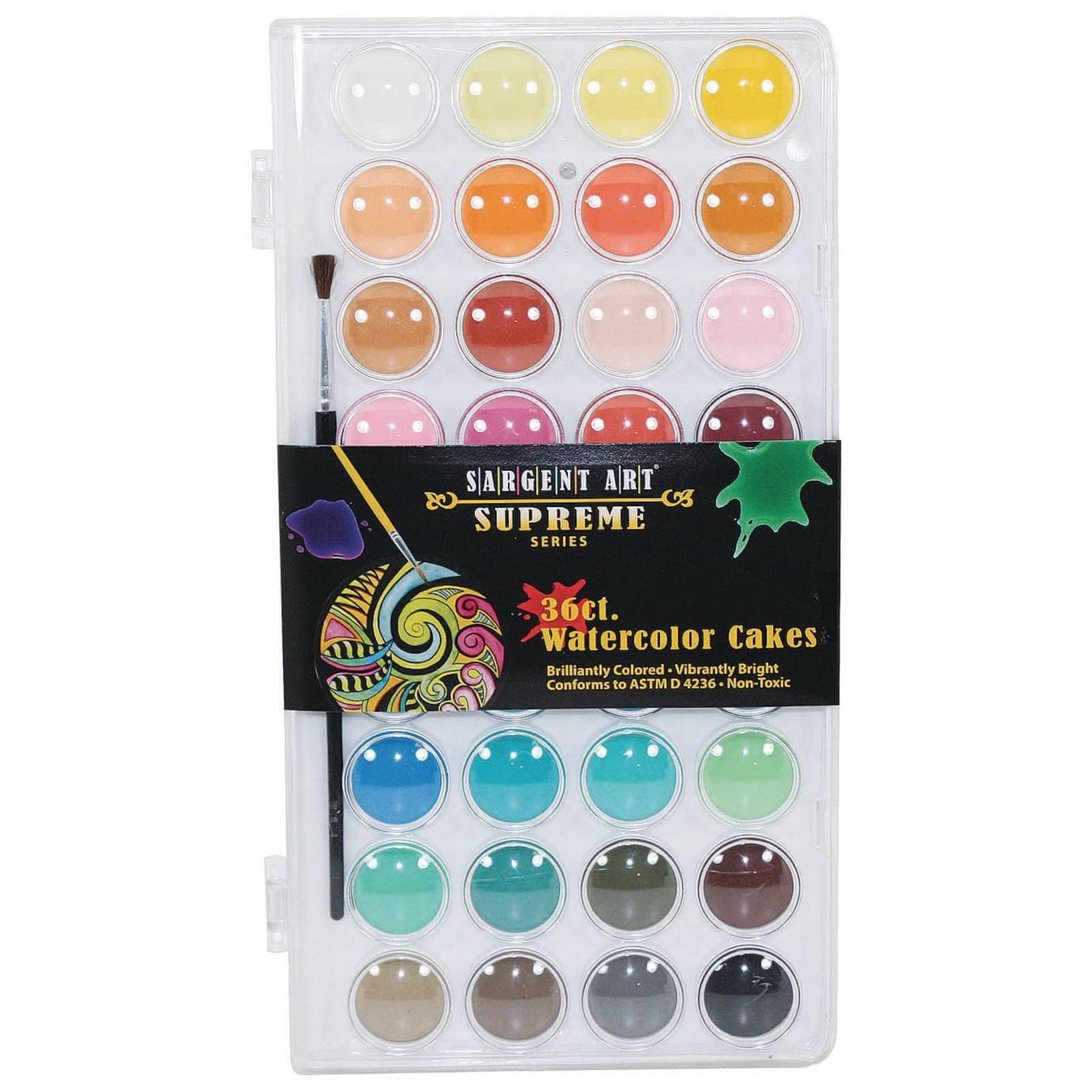 Sargent Art® Supreme Watercolor Cake Set
