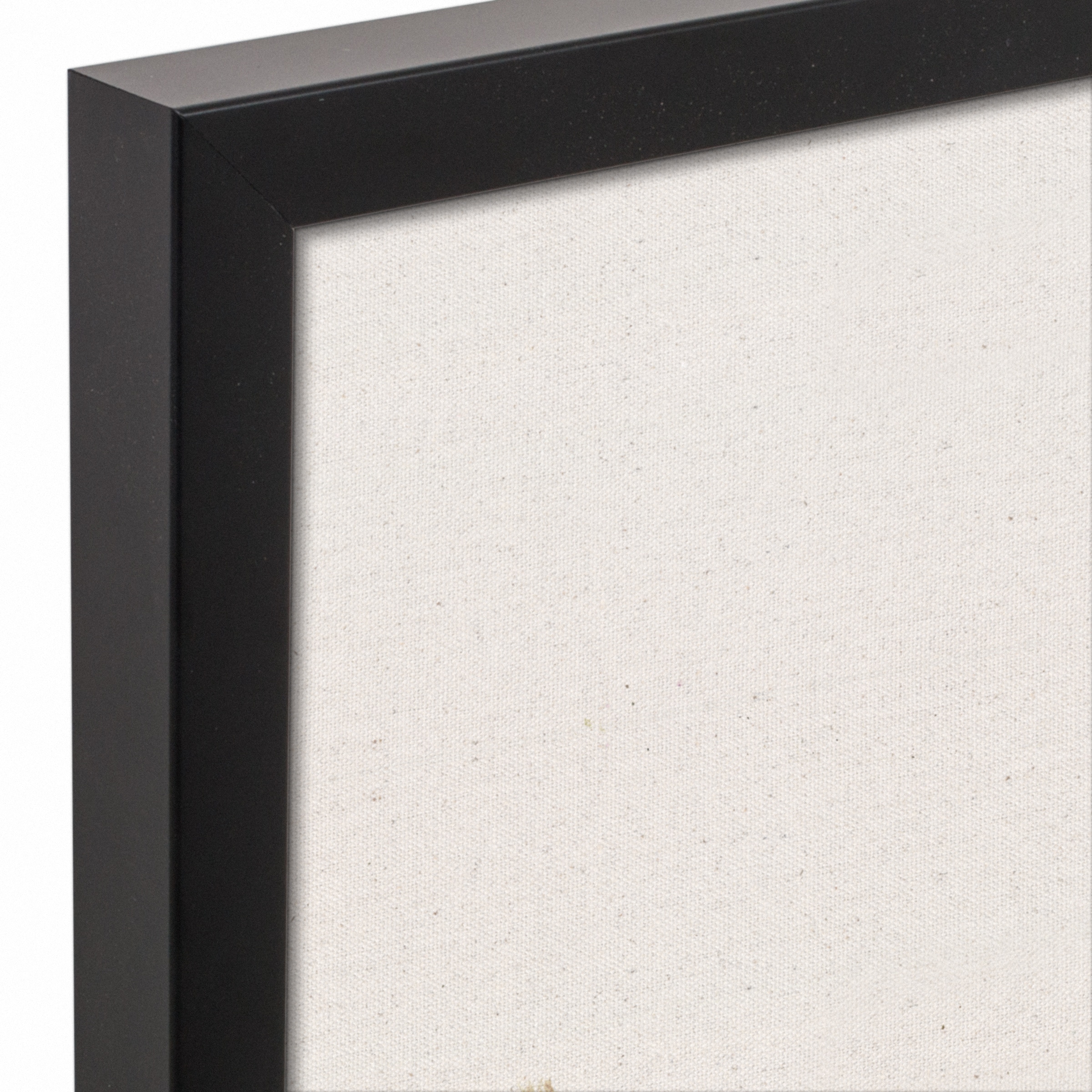 Peeking Bunny 11" x 14" Black Floating Framed Canvas