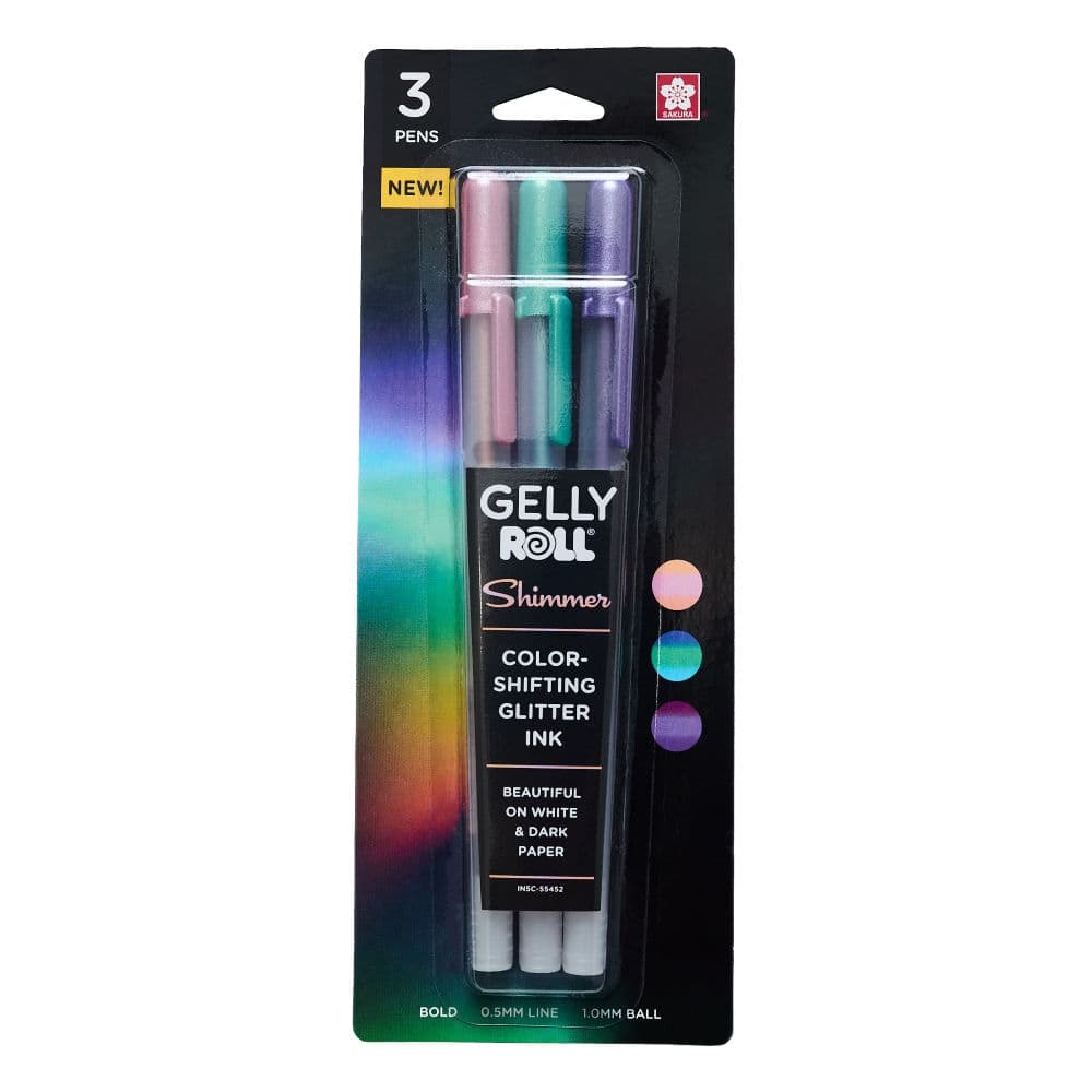 Sakura® Gelly Roll® Shimmer 0.5mm Bold Nebular Gel Pen Set