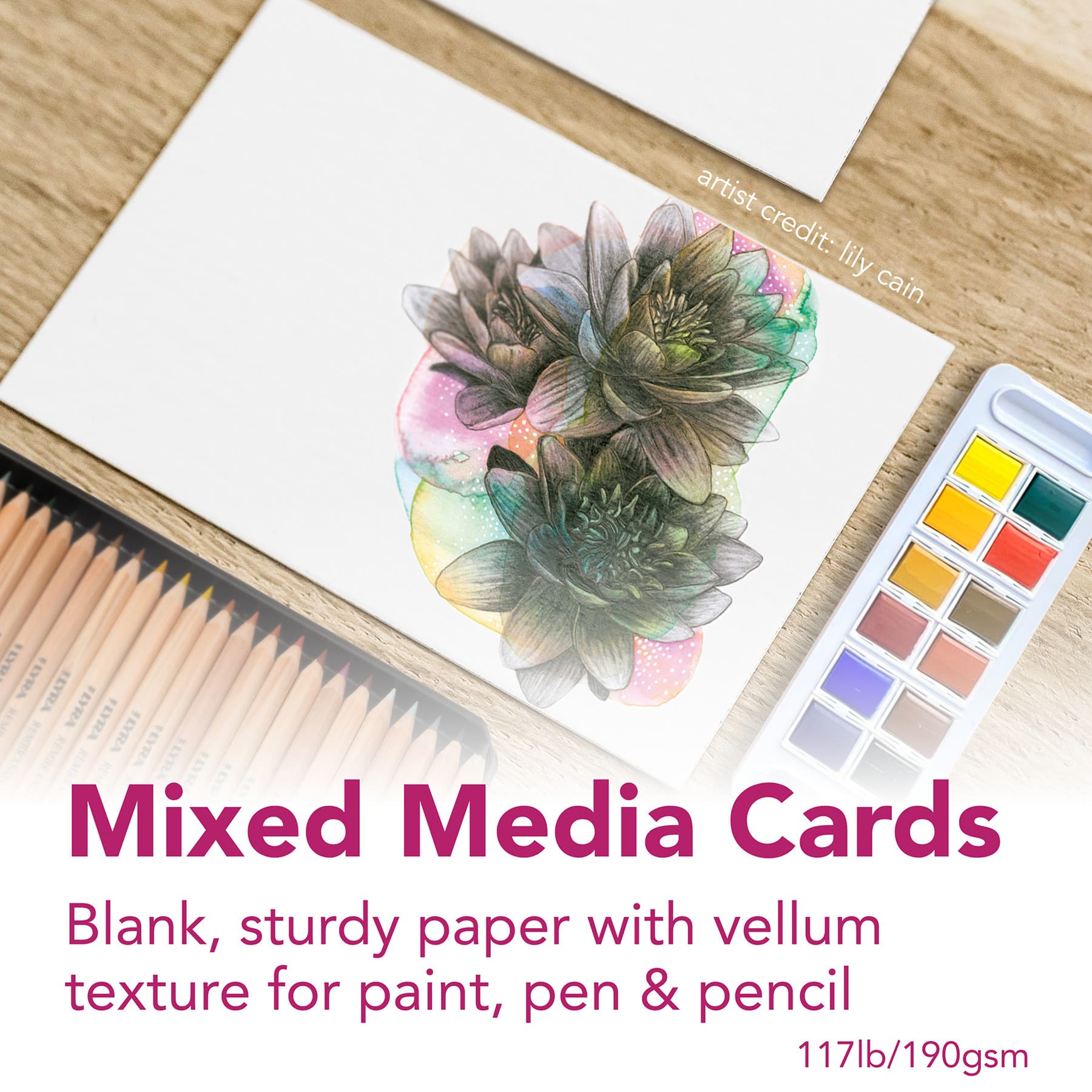 Strathmore® 300 Series Mixed Media Cards & Envelopes Set