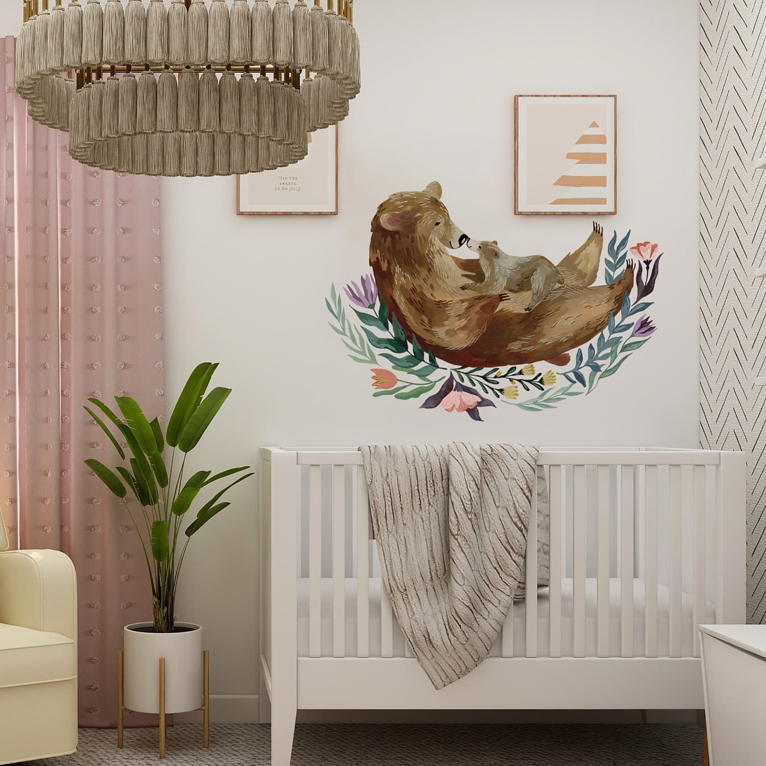 RoomMates Bear Hug Peel & Stick Giant Wall Decals