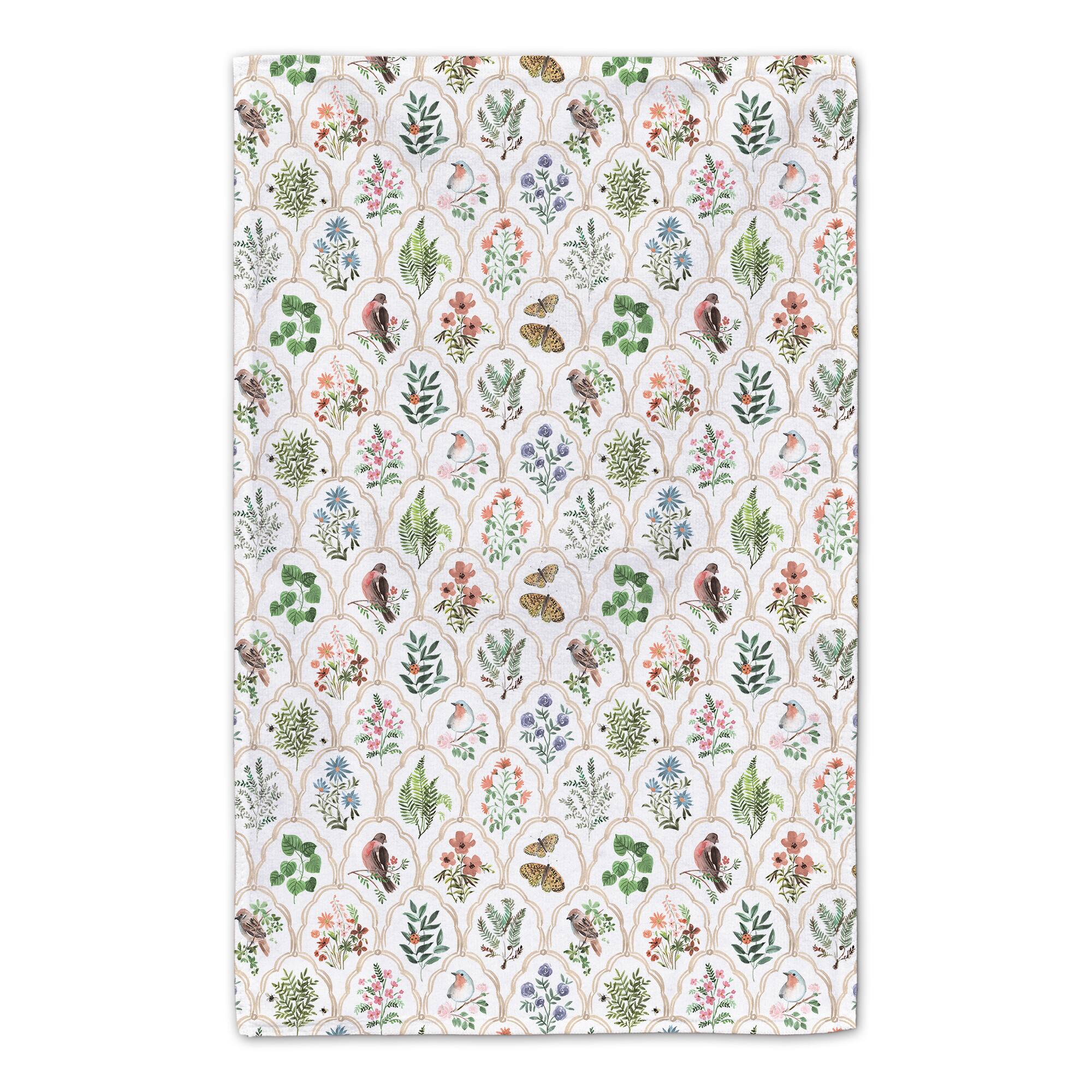 Weeds Feeding Bees Tea Towel Set