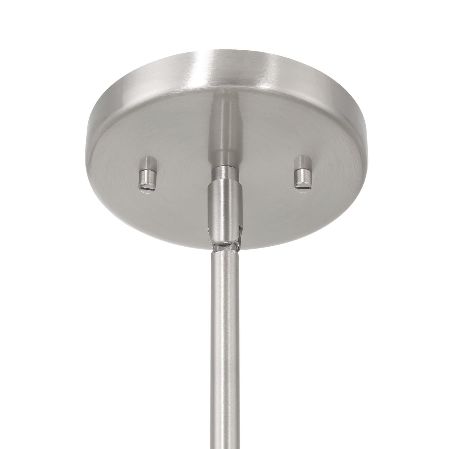 Hello Honey® Arte Black & Nickel Industrial Metal 2-Tone Ceiling Light