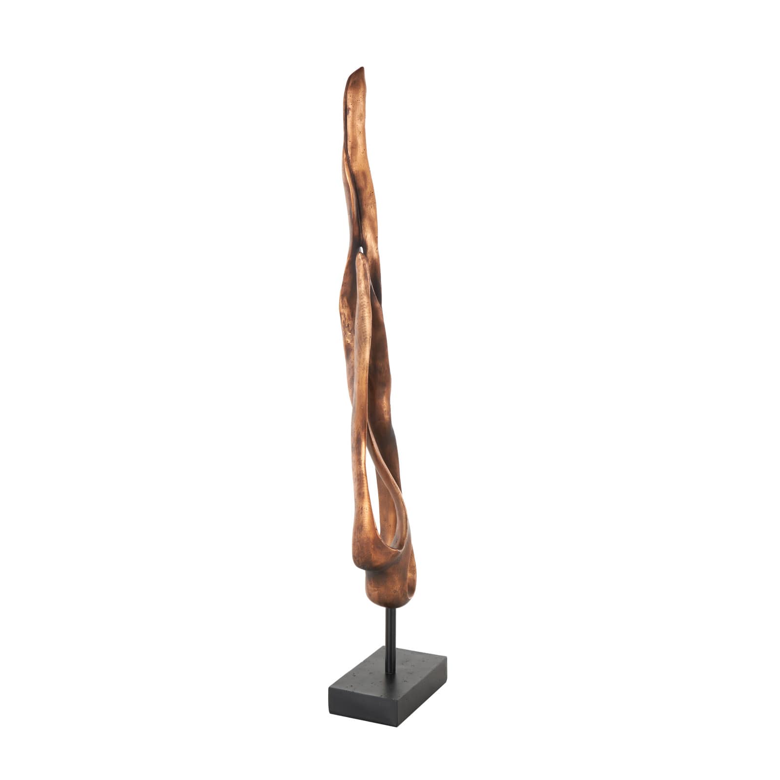 32" Bronze Polystone & Metal Abstract Decorative Sculpture