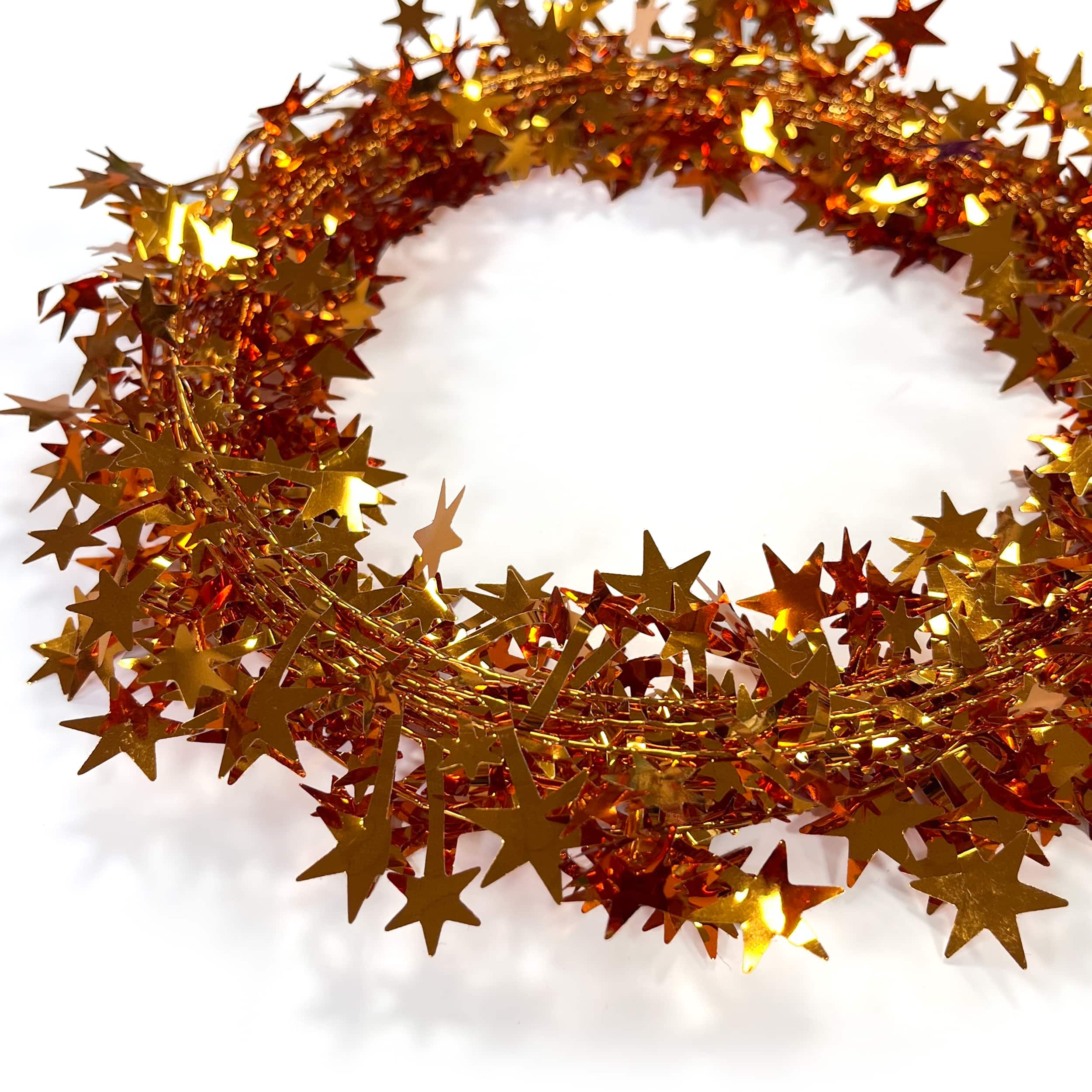 25ft. Wired Stars Homecoming Garland by Celebrate It®