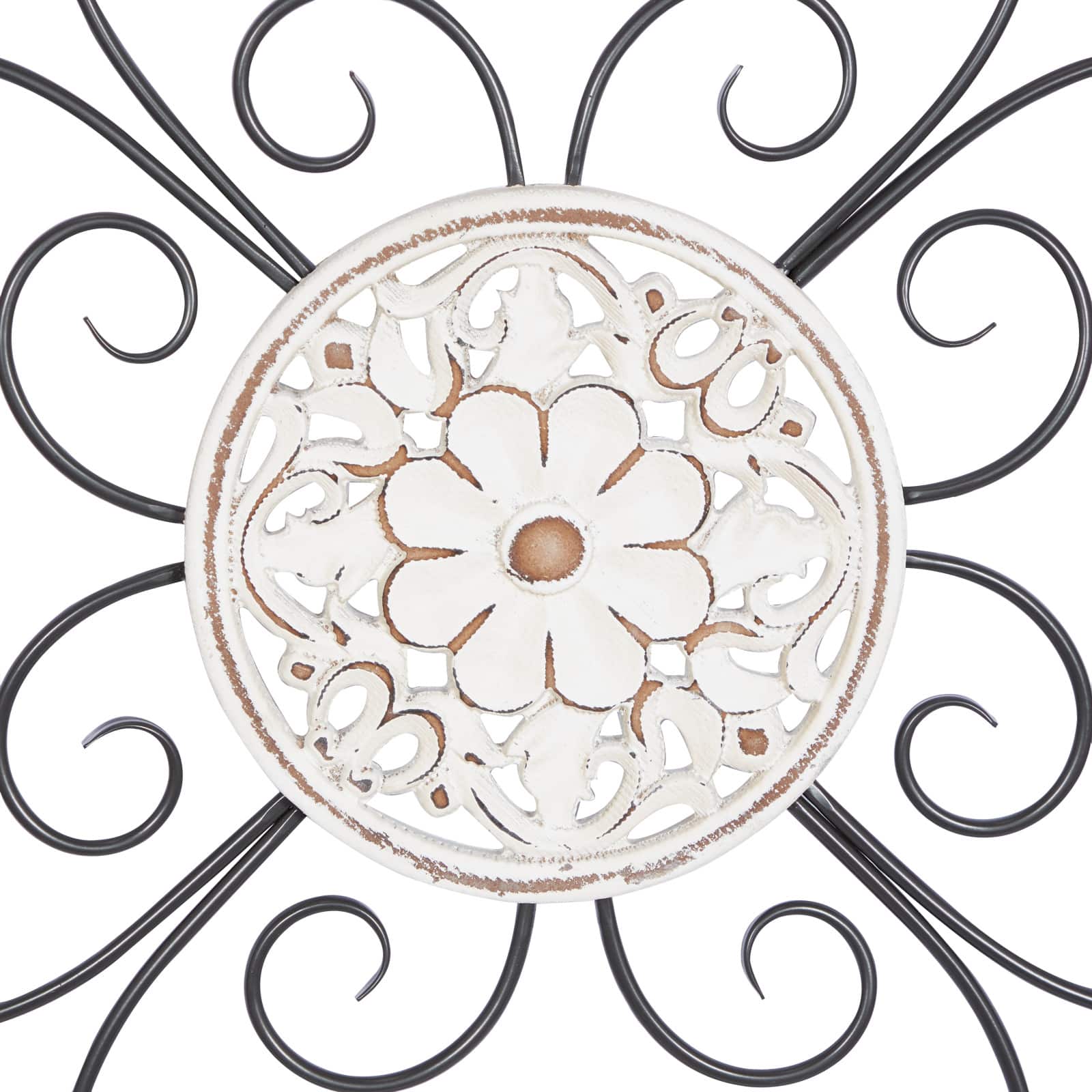 27" Brown Metal & Wood Farmhouse Wall Décor