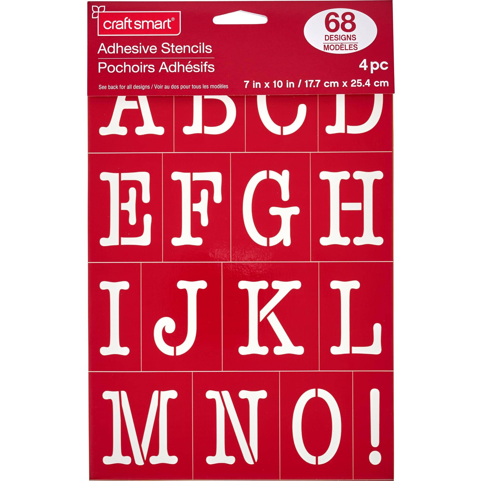 Typewriter Alphabet Stencils, 7" x 10" by Craft Smart®