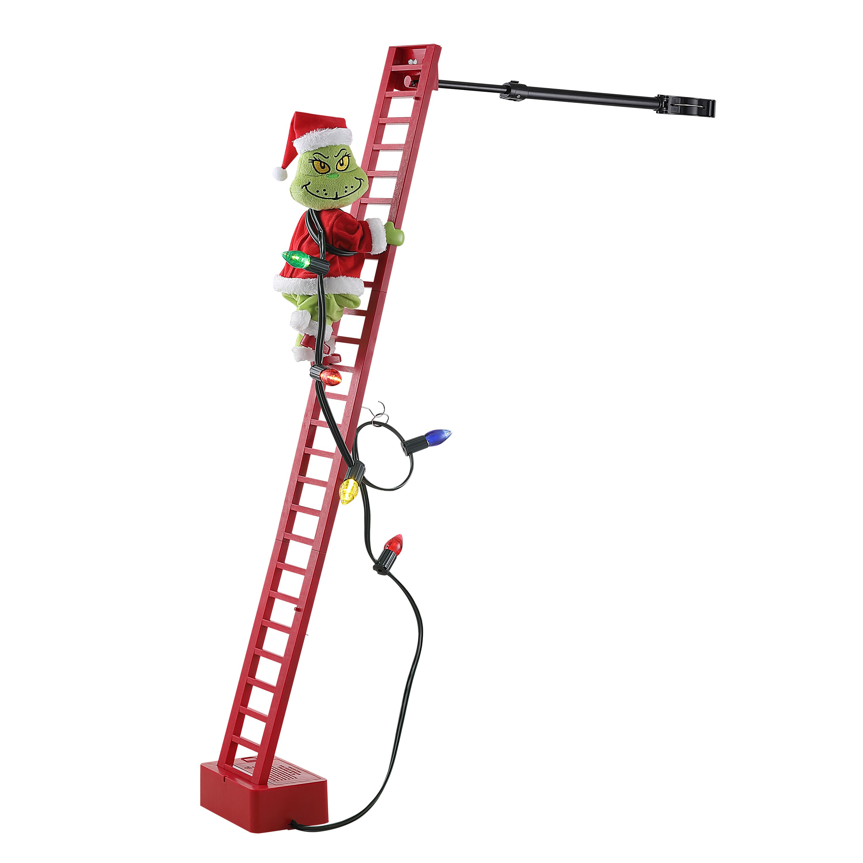 Mr. Christmas 40.5" Animated Ladder Climbing Grinch