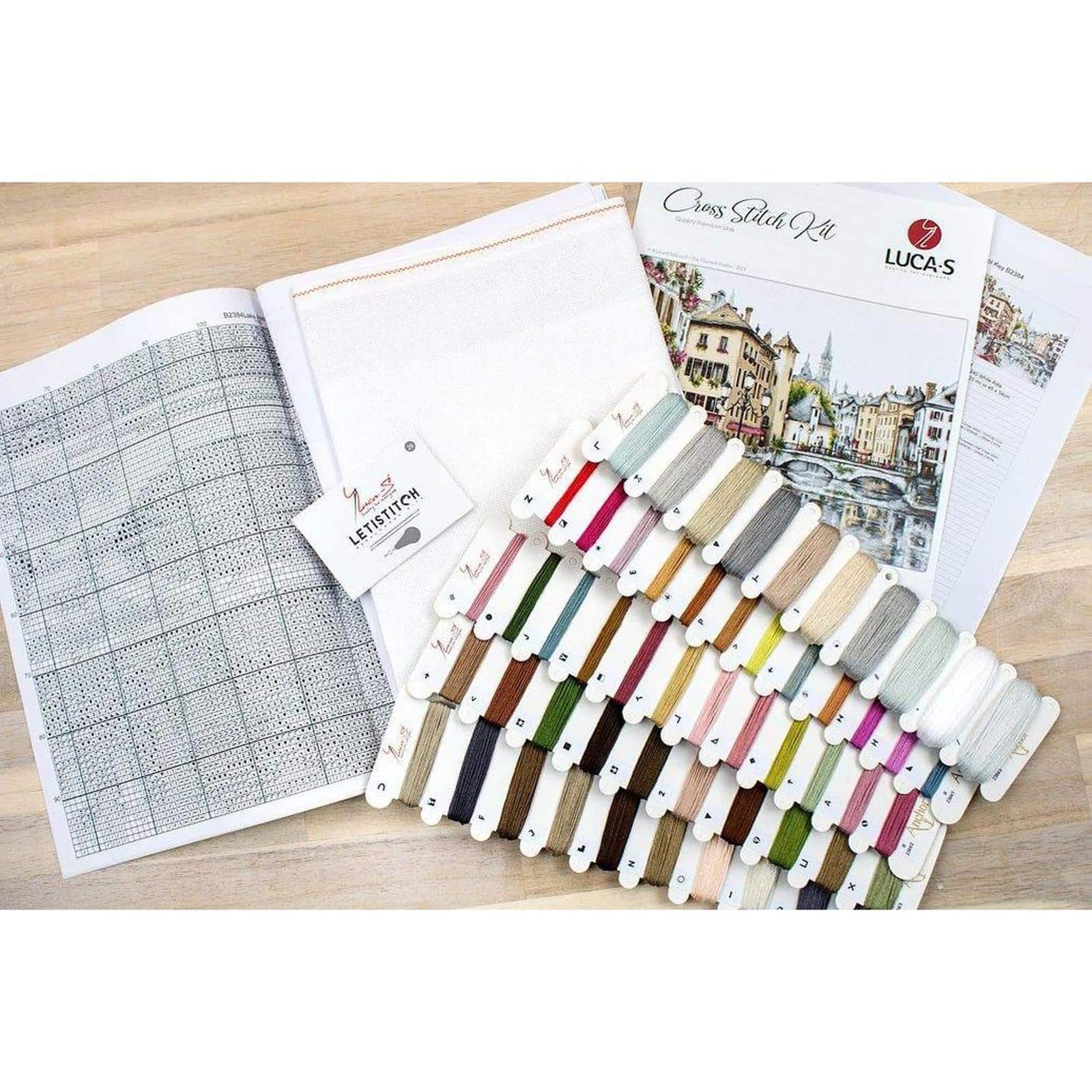 Luca-s Lake Annecy Counted Cross Stitch Kit
