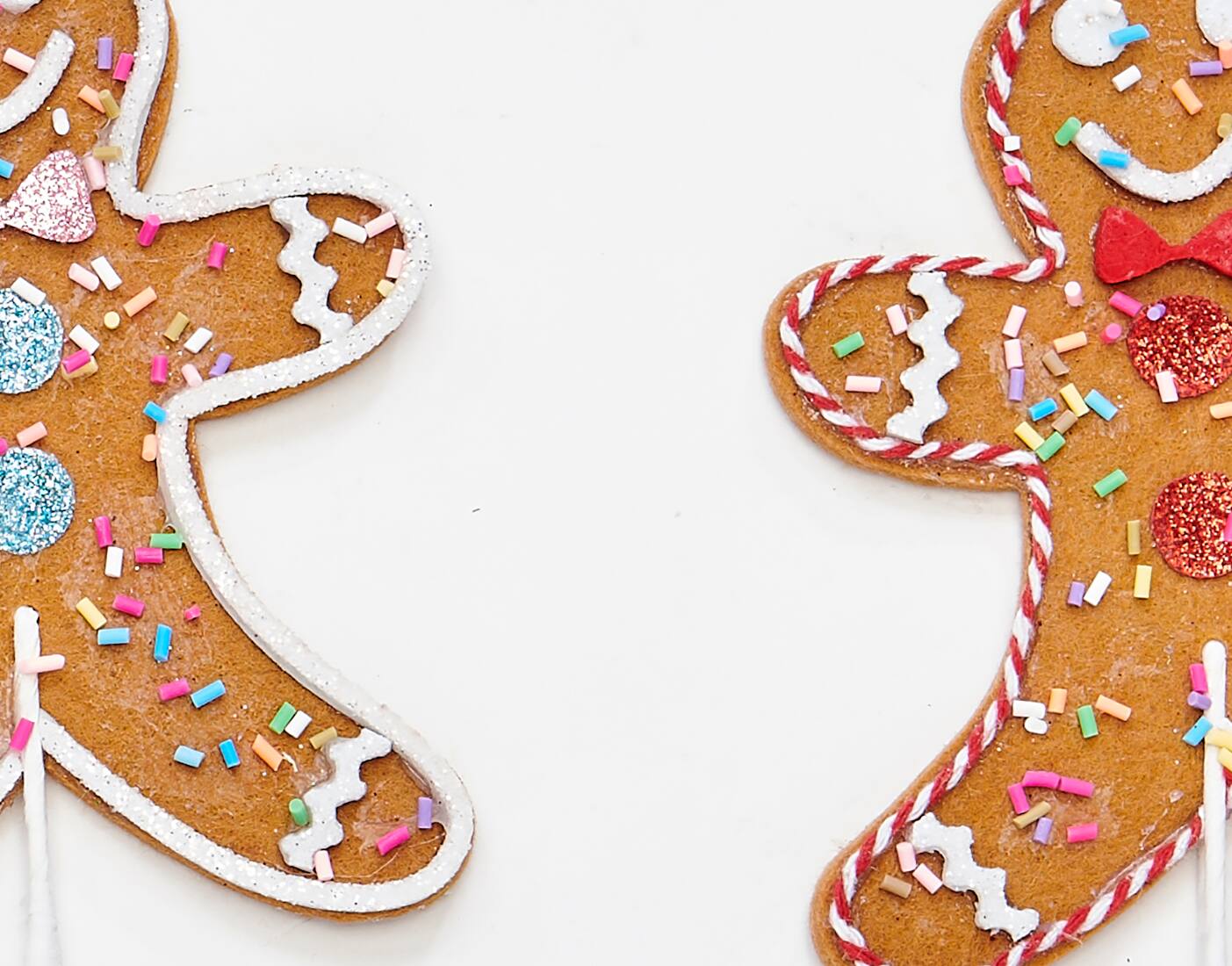 10.5" Gingerbread Candyman Picks Set