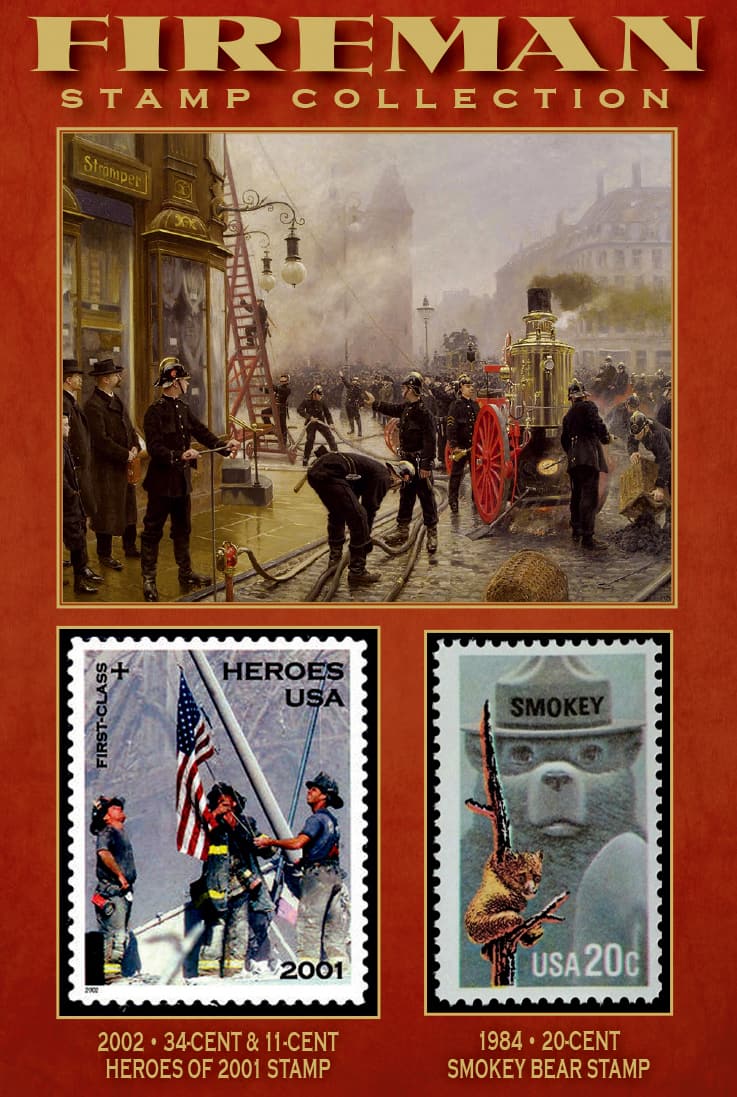 Fireman Stamp Collection