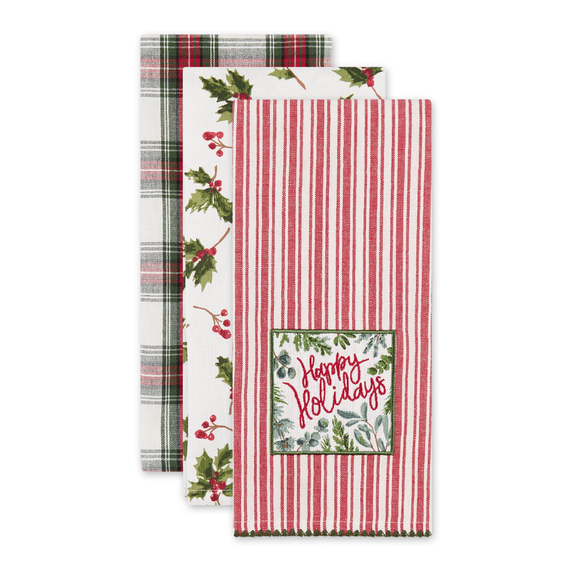 DII® Happy Holidays Dishtowel Set