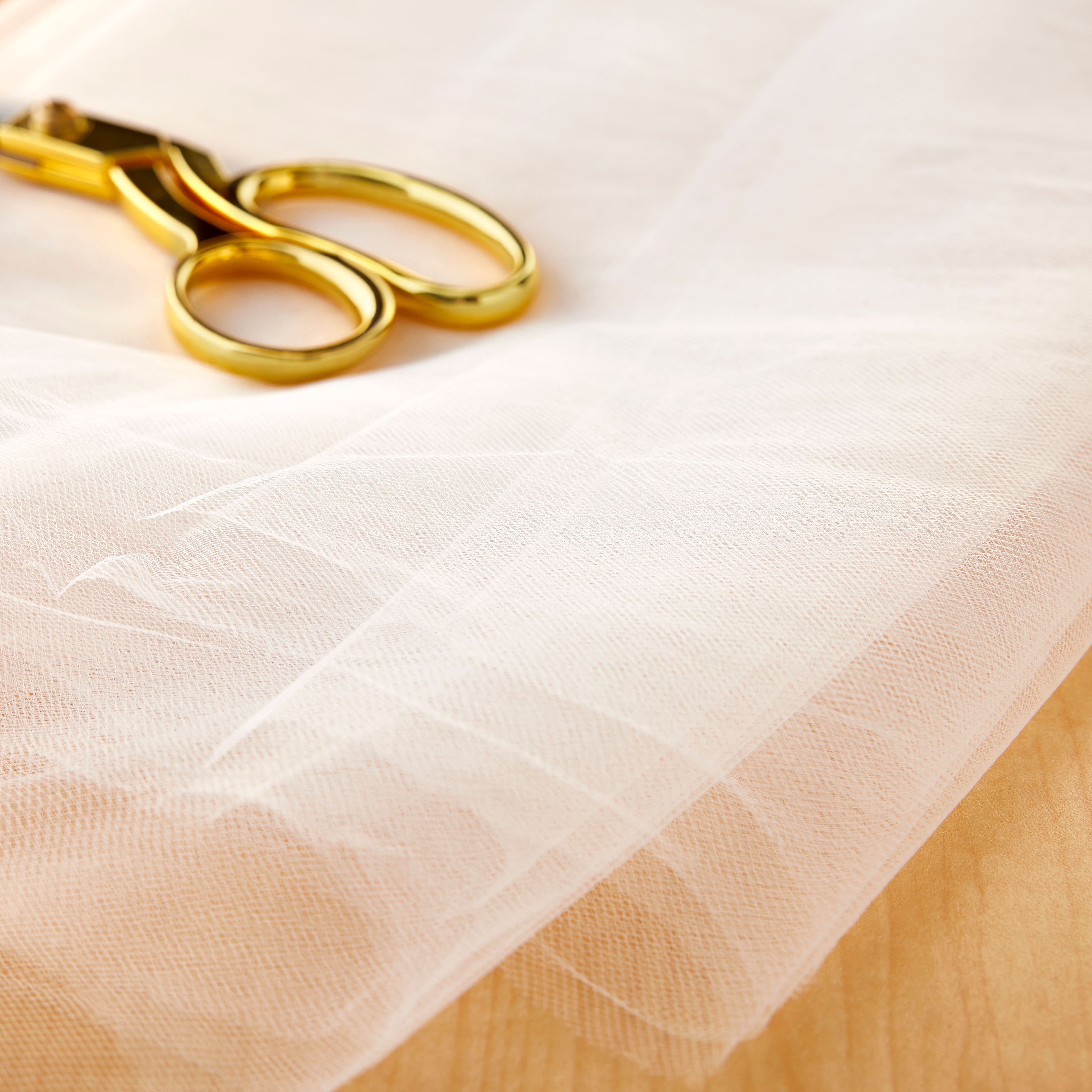 50 yd. Full Bolt: Wyla White Matte Tulle