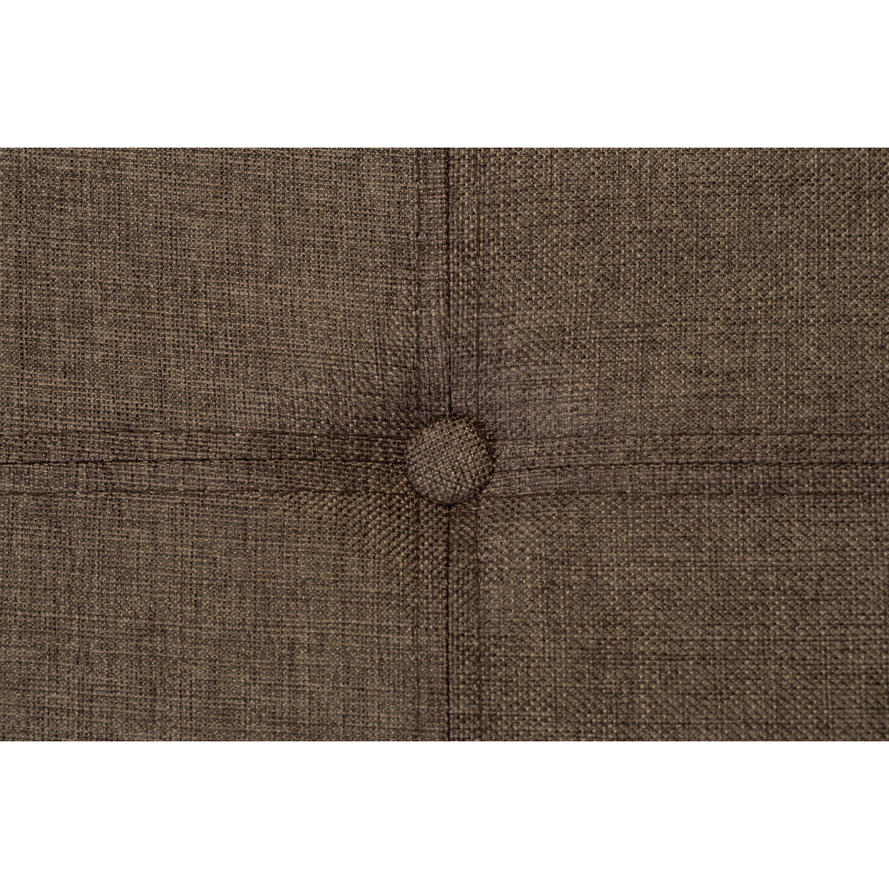 Simplify 30" Faux Linen Double Folding Storage Ottoman
